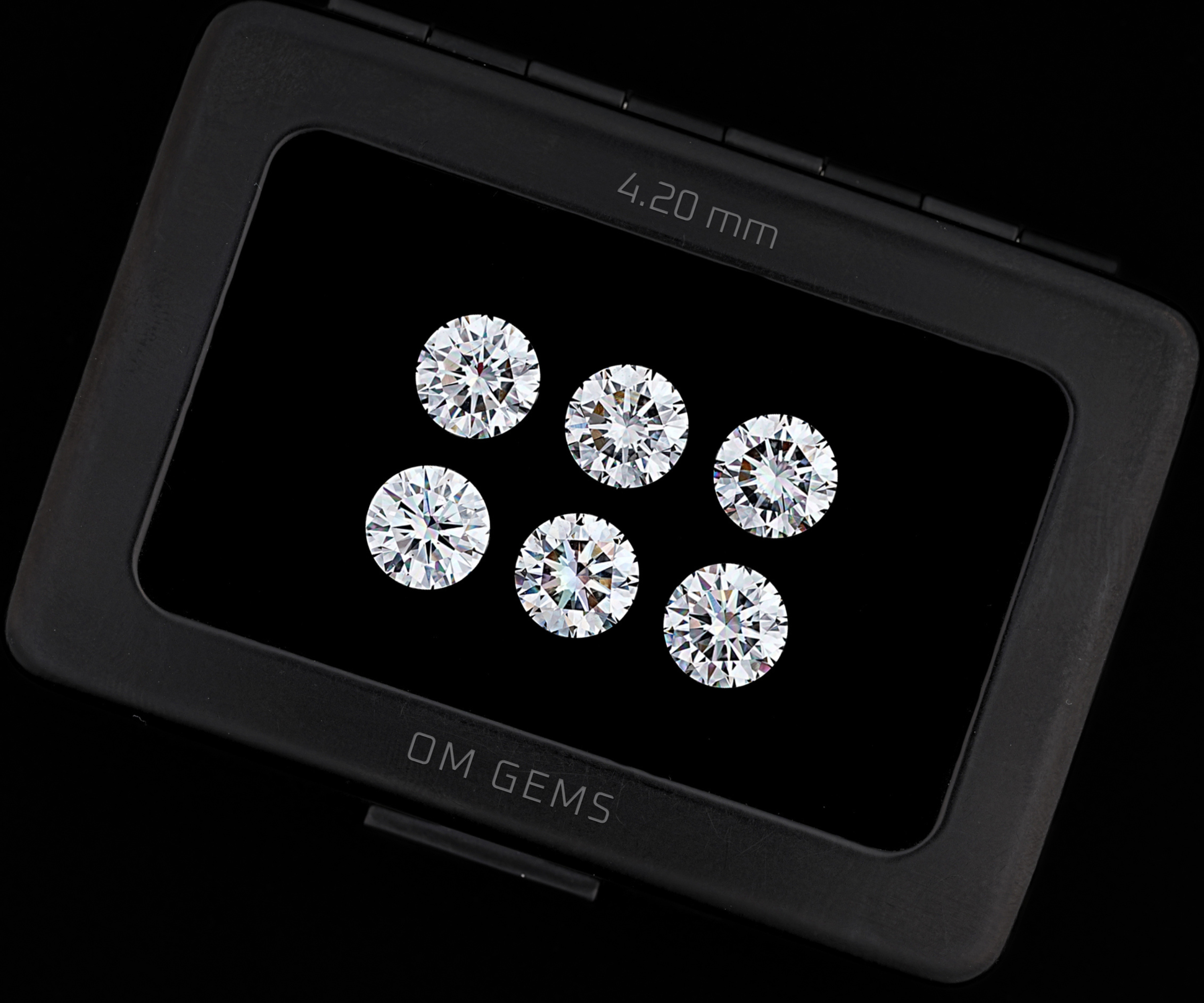4.2MM Round Lab Grown Melee Diamonds