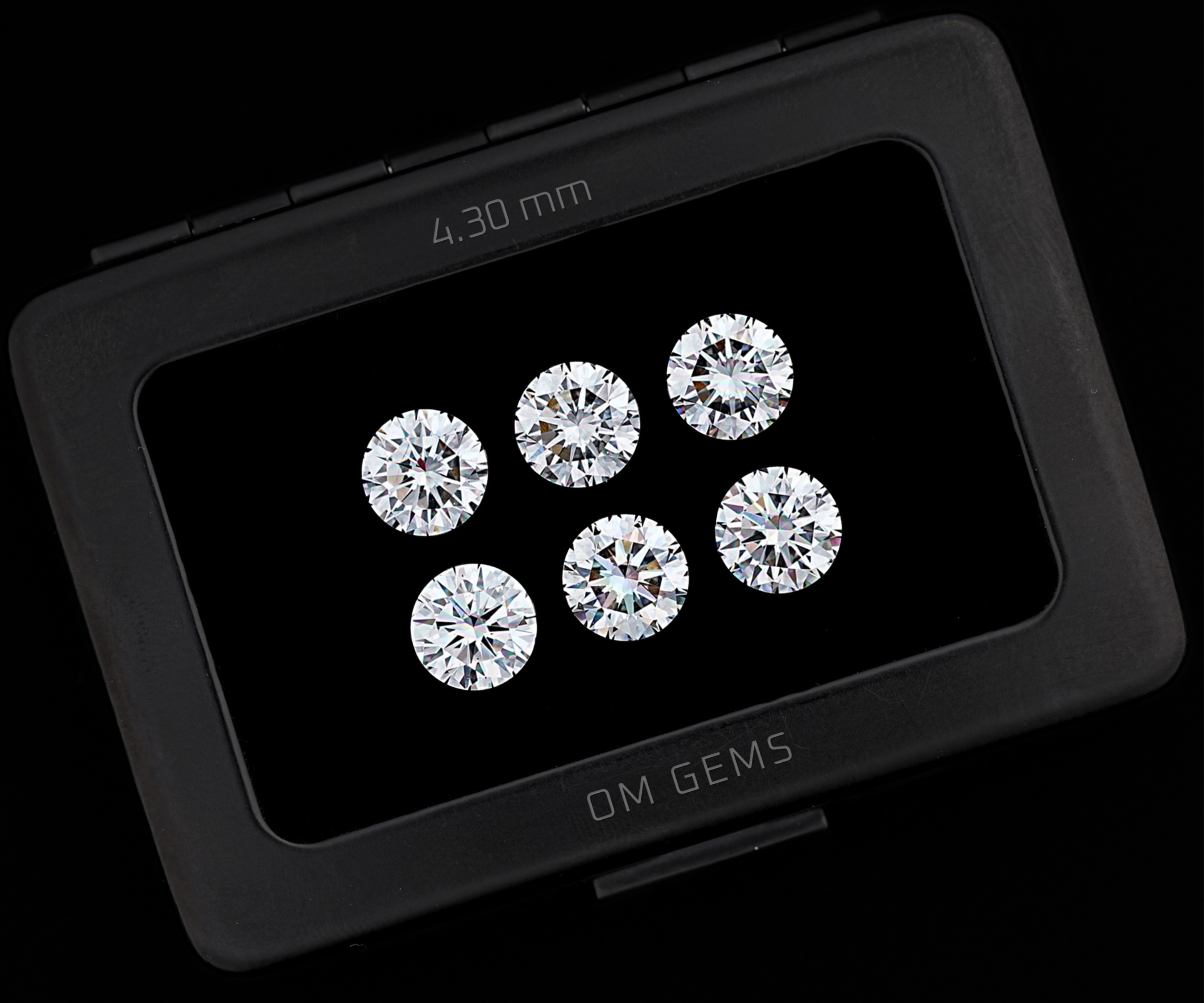 4.3MM Round Lab Grown Melee Diamonds