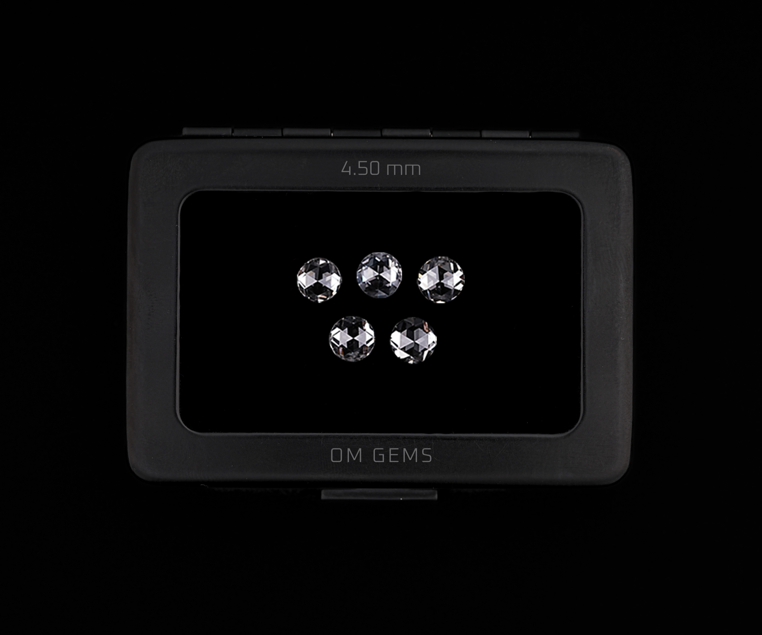 4.50 MM Round Rose Cut Lab Diamond Loose Diamonds