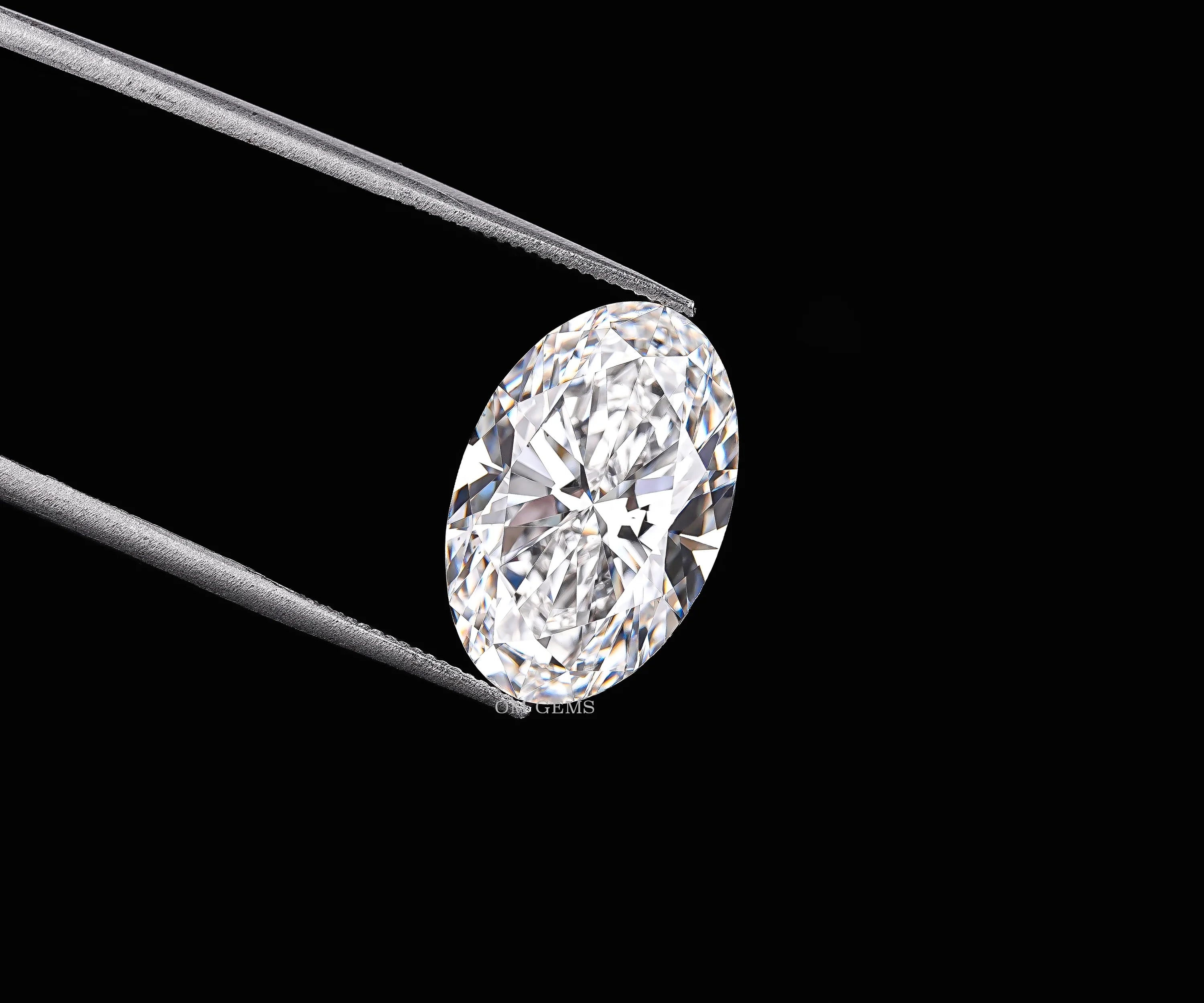 5.07 CT Oval Cut IGI Certified Lab Grown Diamond