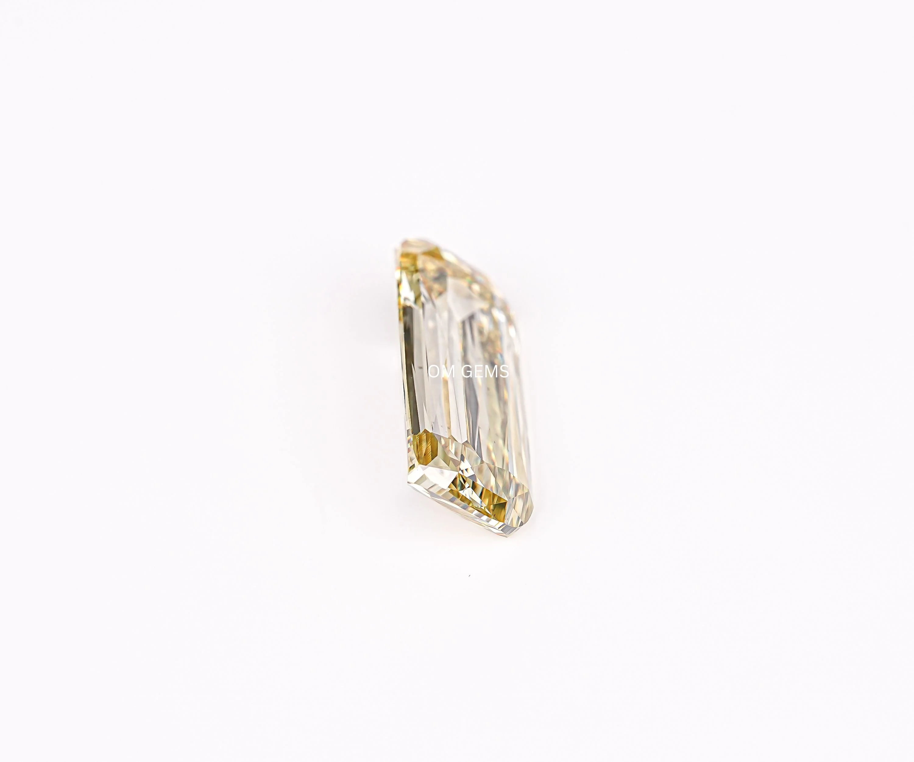 5.15 CT Ashoka Criss Cross Cut Fancy Yellow Diamond