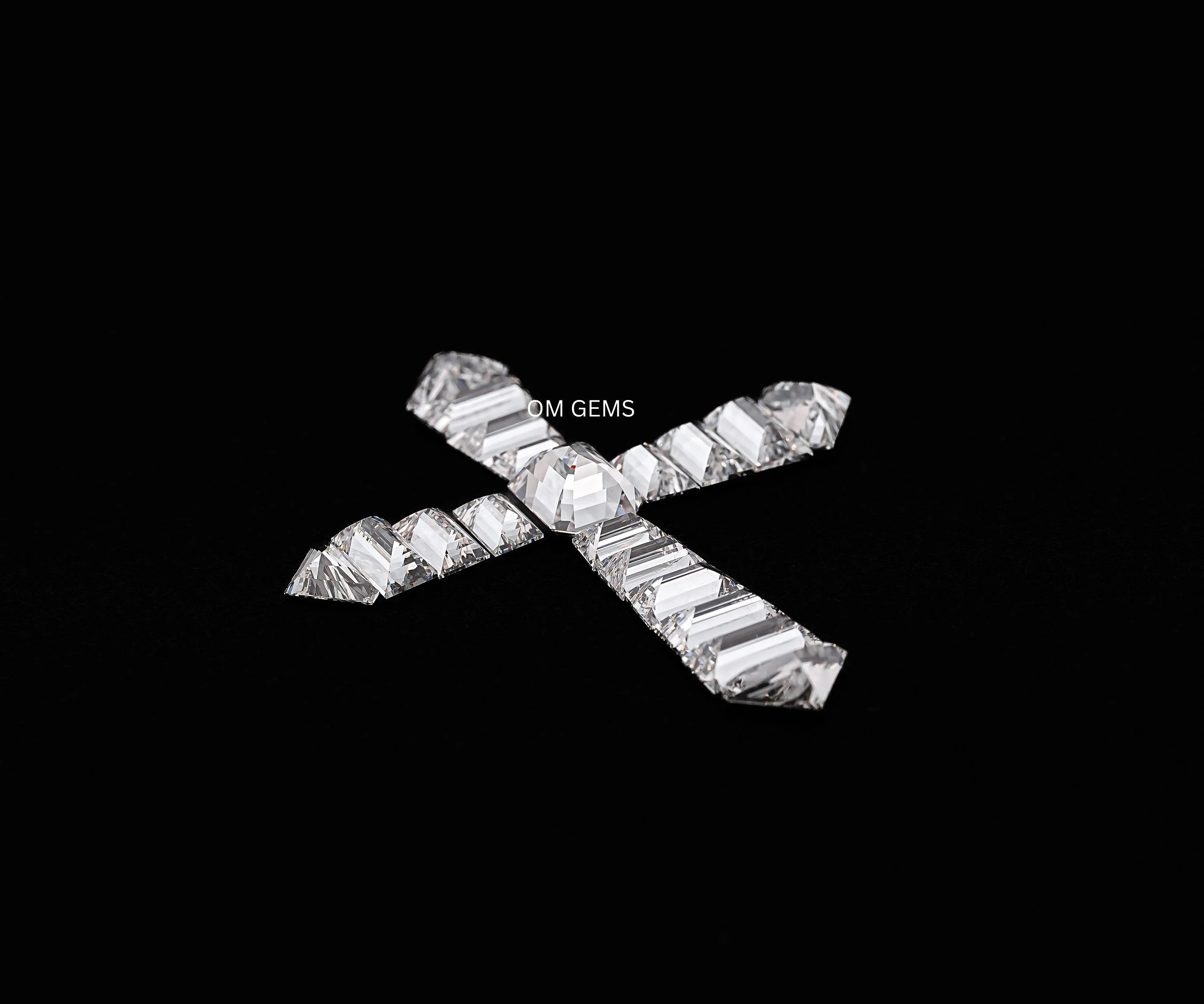 5.55CT Christ Cross Diamonds Set