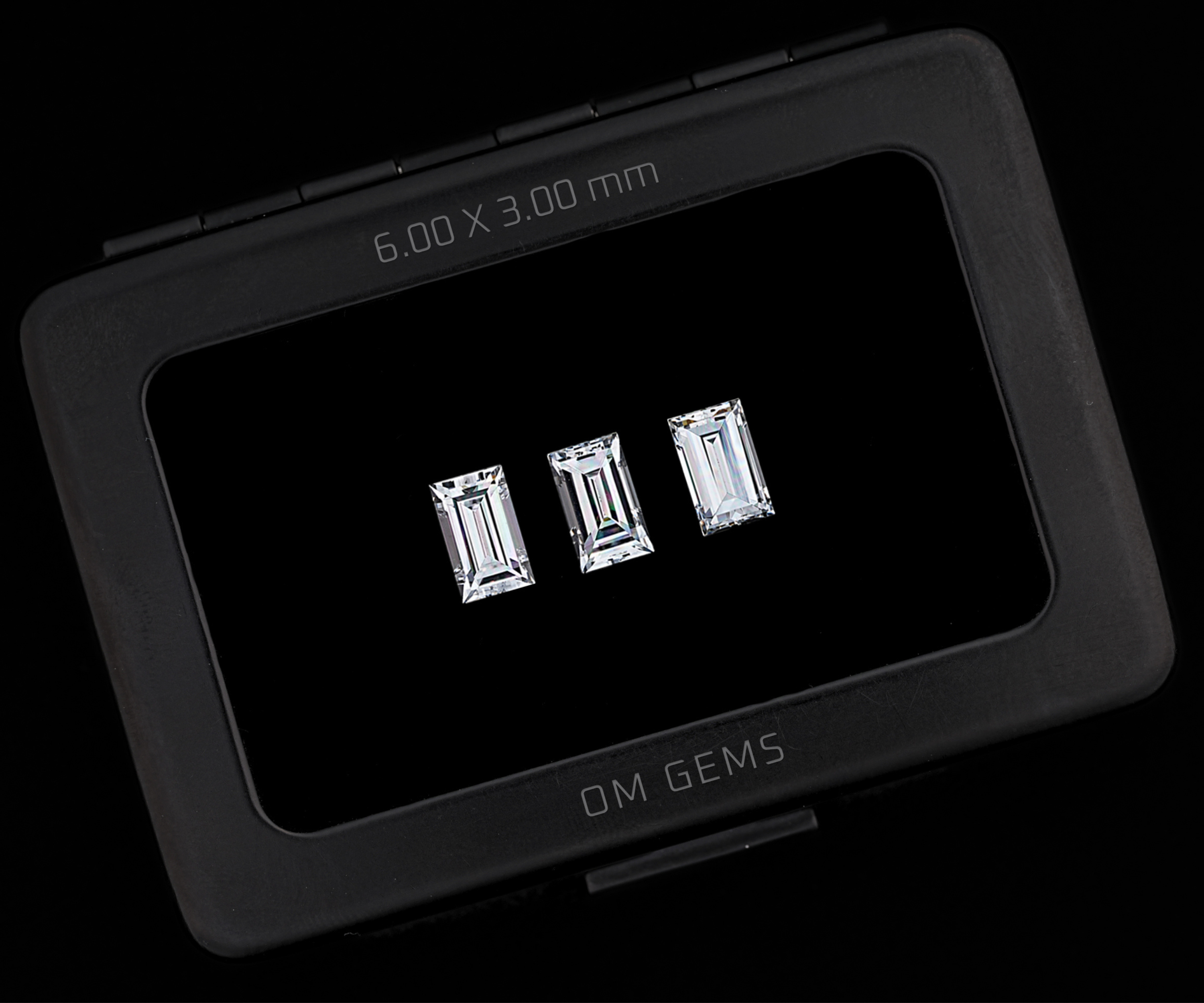 6.0 X 3.0 MM Baguette Cut Lab Grown Loose Diamonds