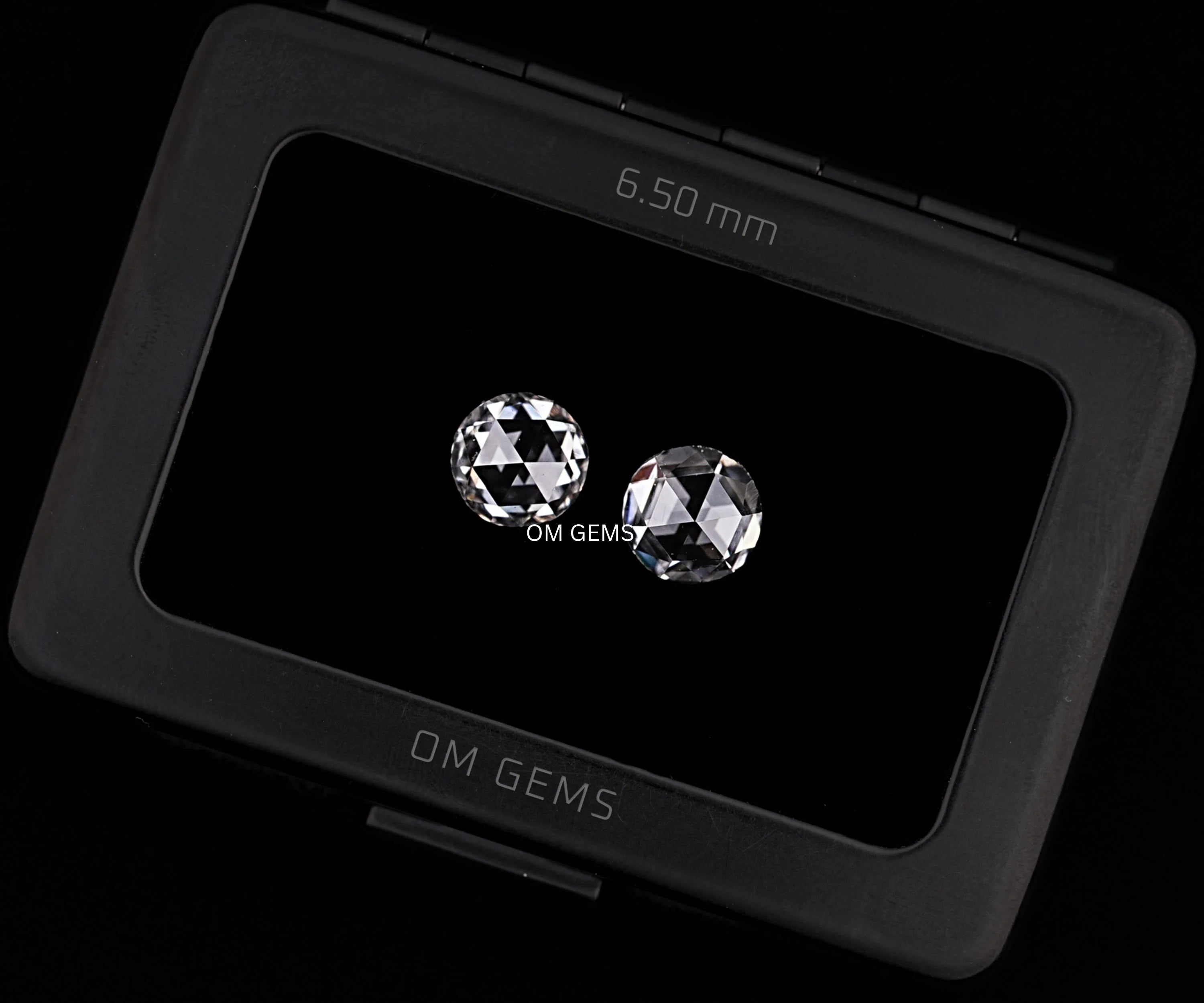 6.50 MM Round Rose Cut Melee Diamond