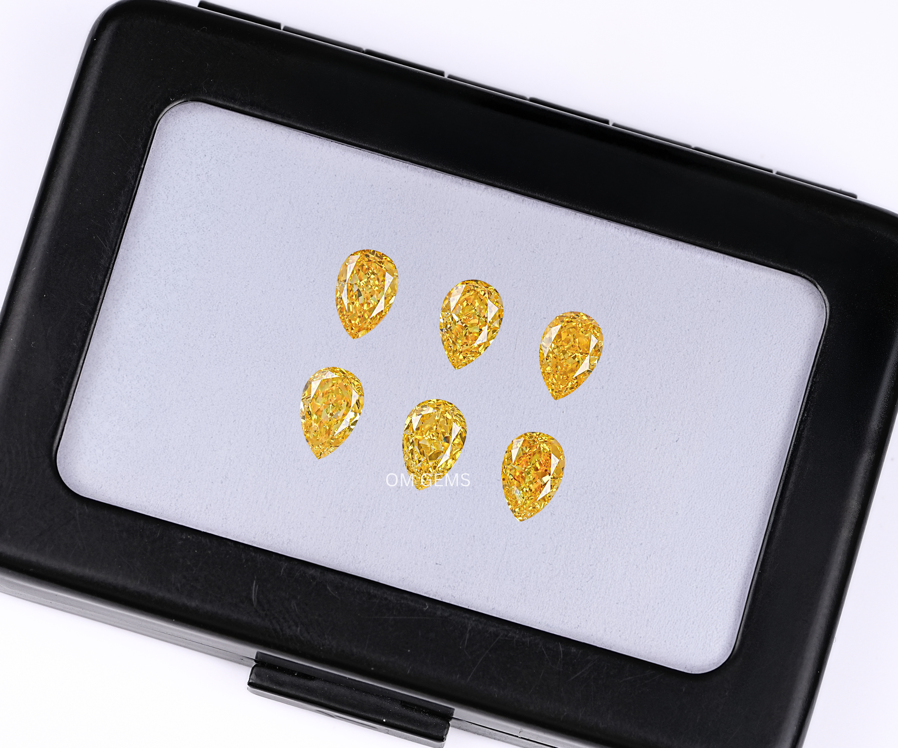 Yellow Pear Lab Grown Diamond