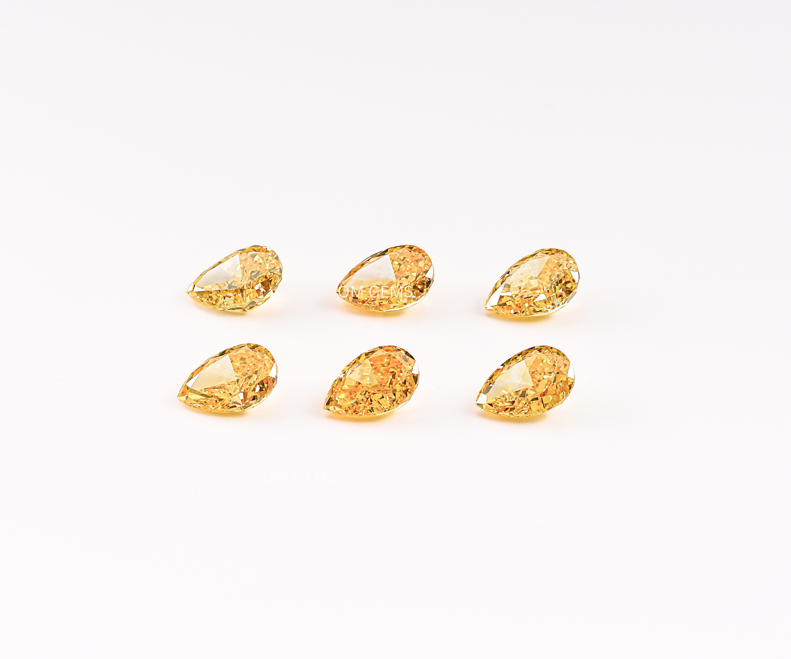Yellow Pear Lab Grown Diamond