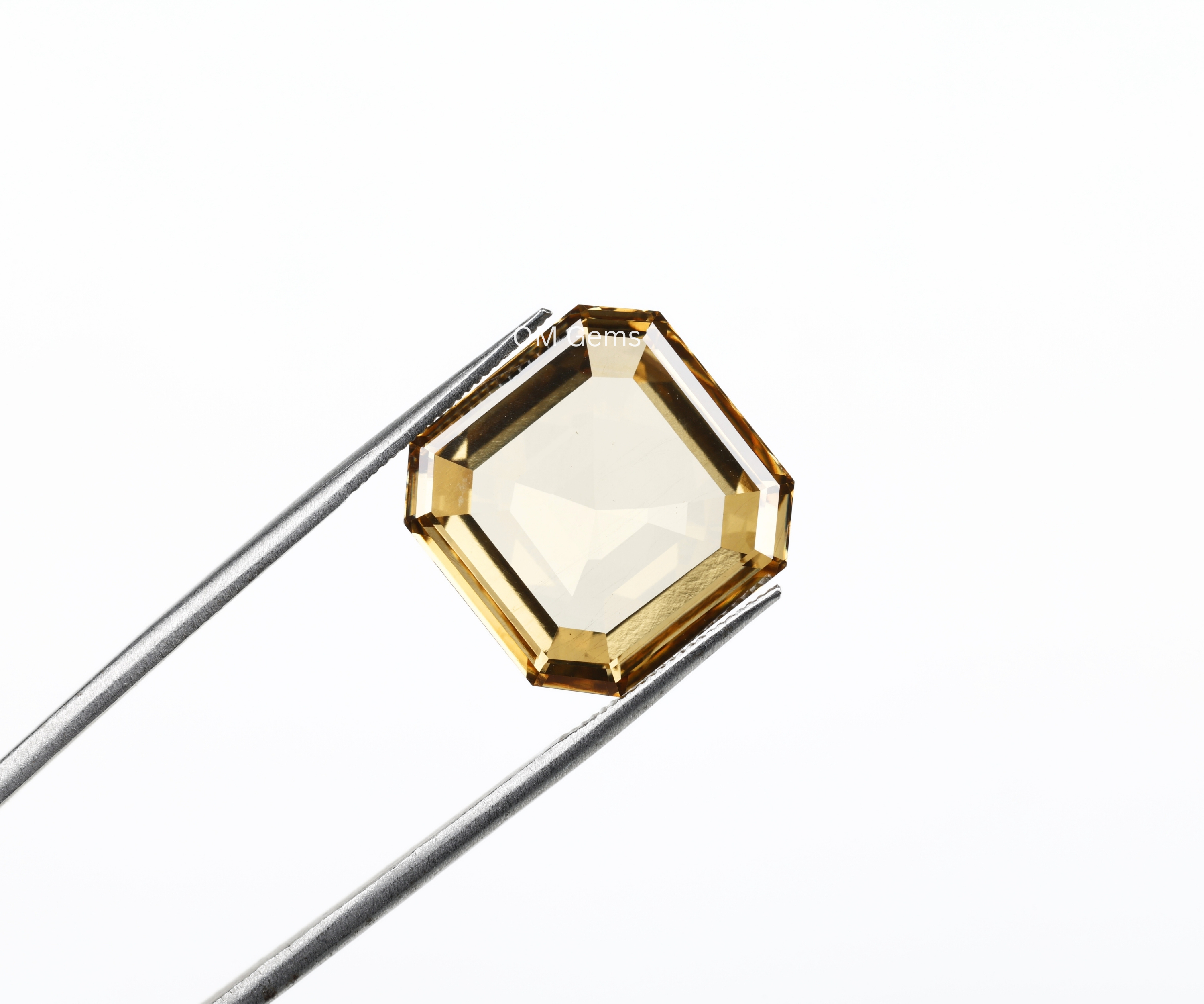 Champagne Asscher Cut Loose Diamond