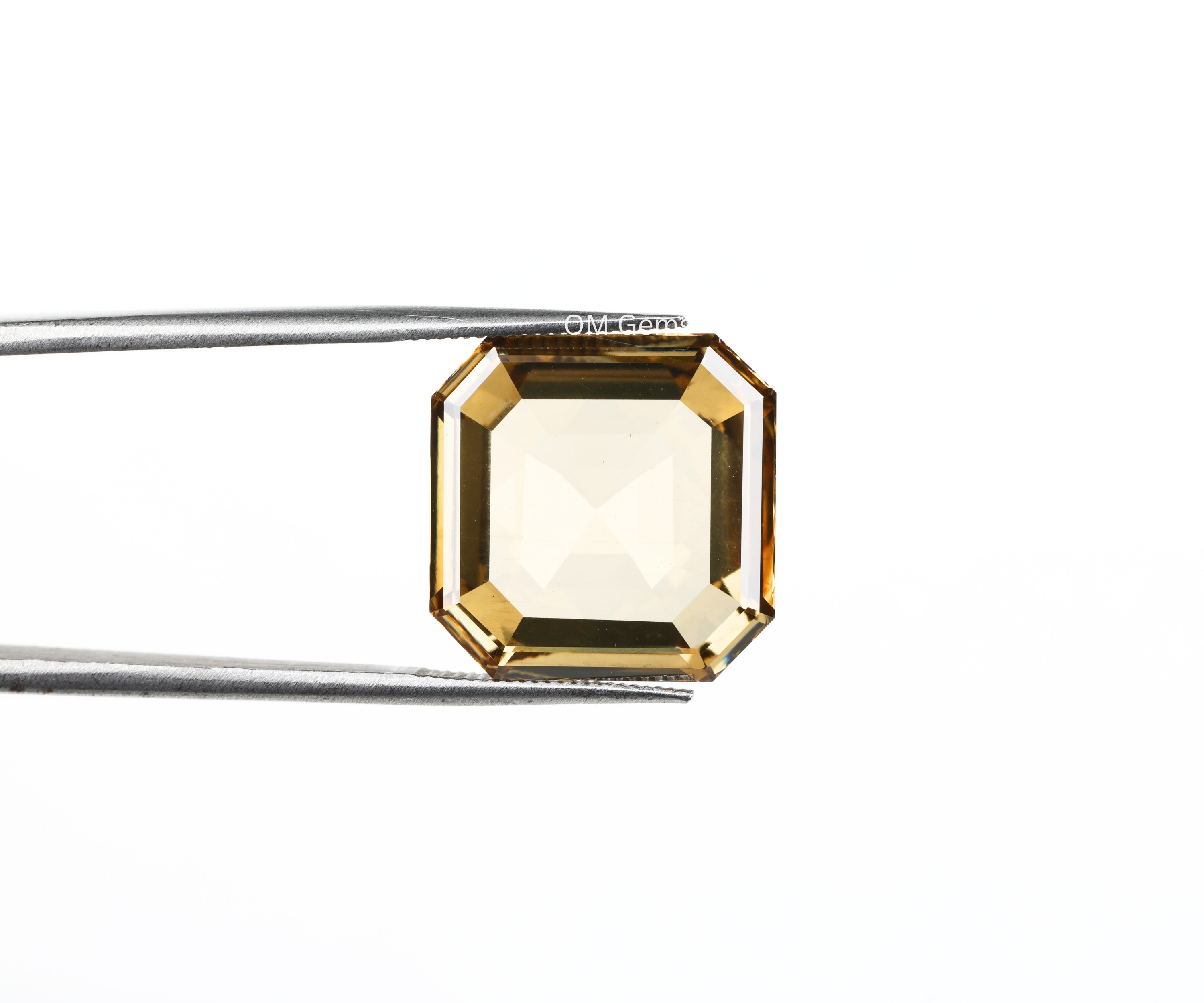 Champagne Asscher Cut Loose Diamond