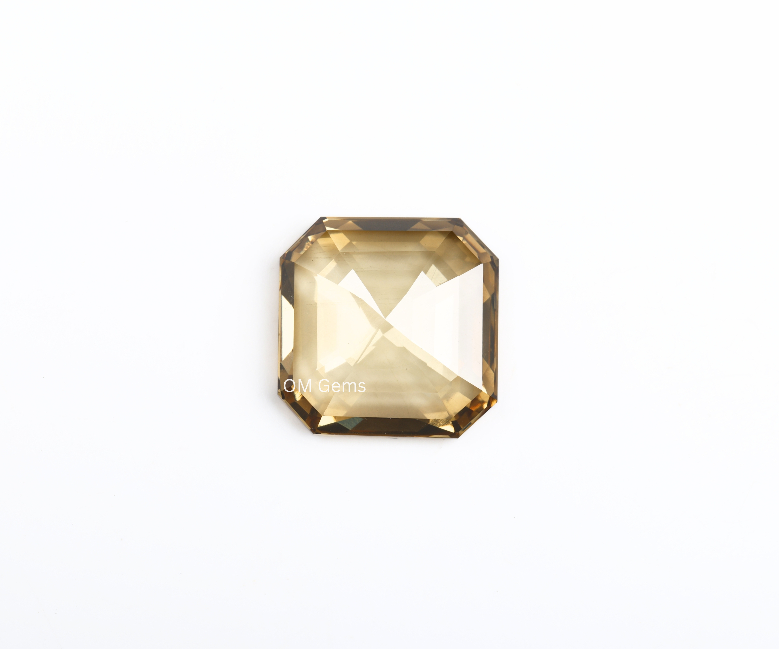 Champagne Asscher Cut Loose Diamond