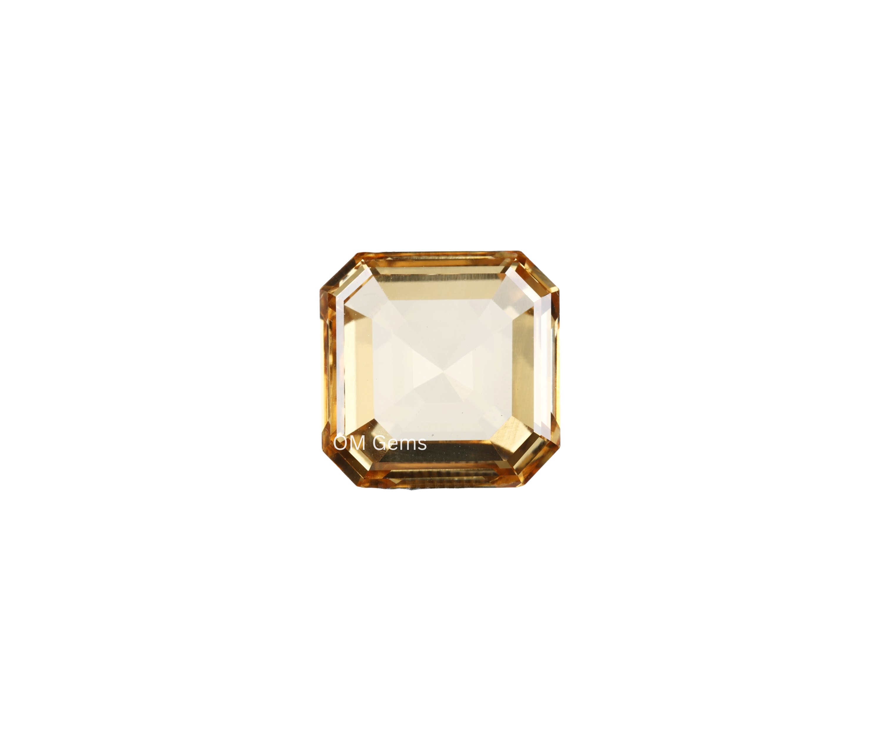 Champagne Asscher Cut Lab Diamond Loose