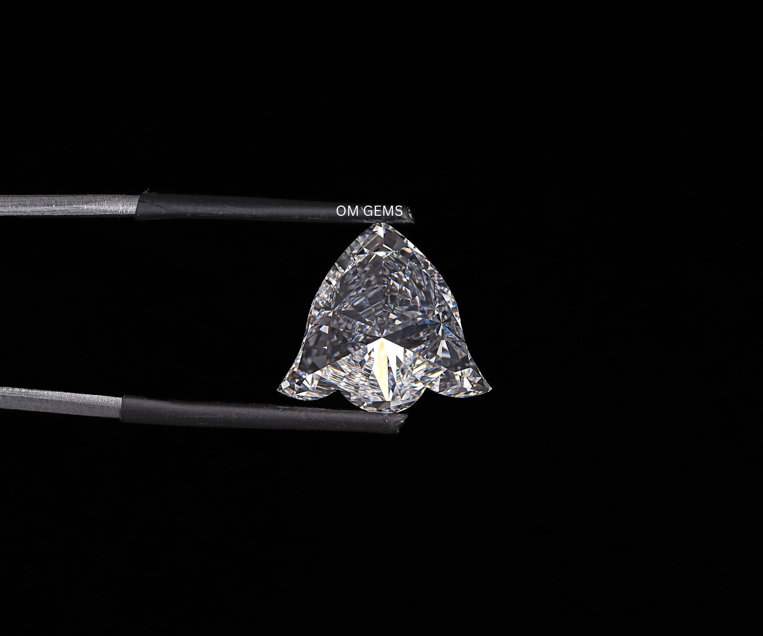 9.86 CT Tulip Cut Lab Grown Diamond