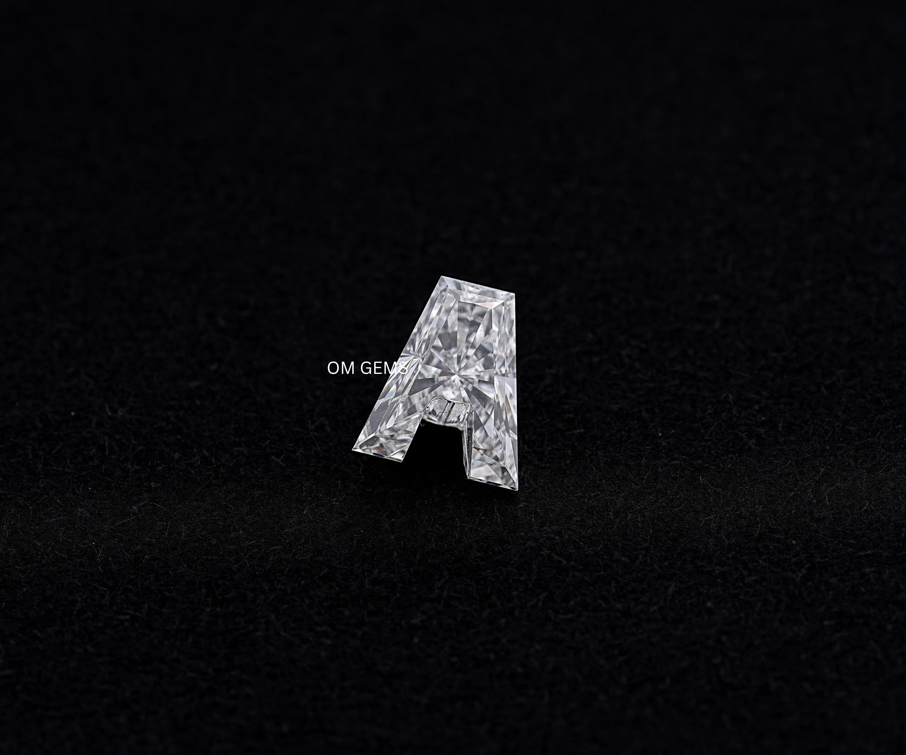 A Letter Shaped Lab Grown Diamond