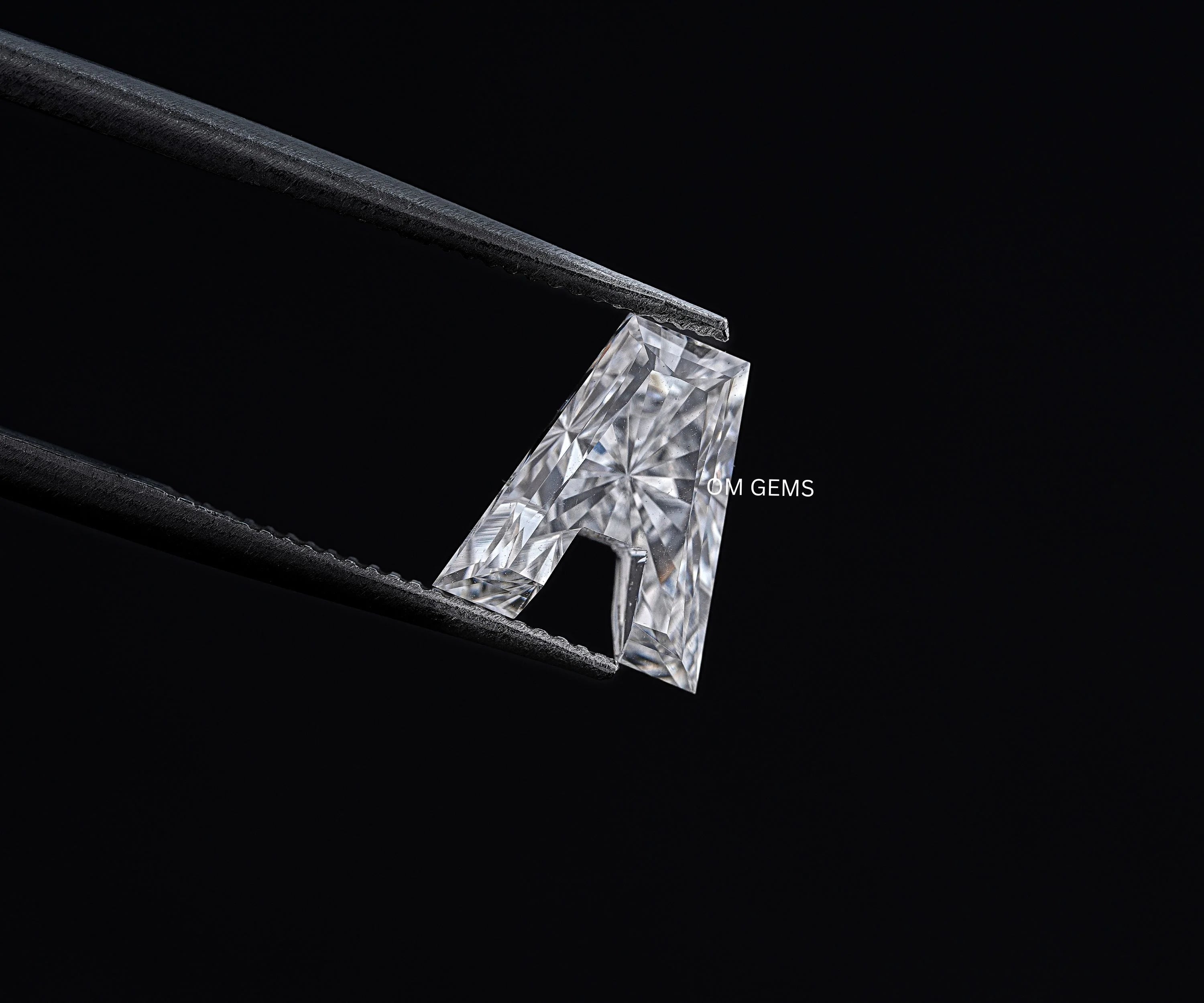 A Letter Shaped Lab Grown Diamond