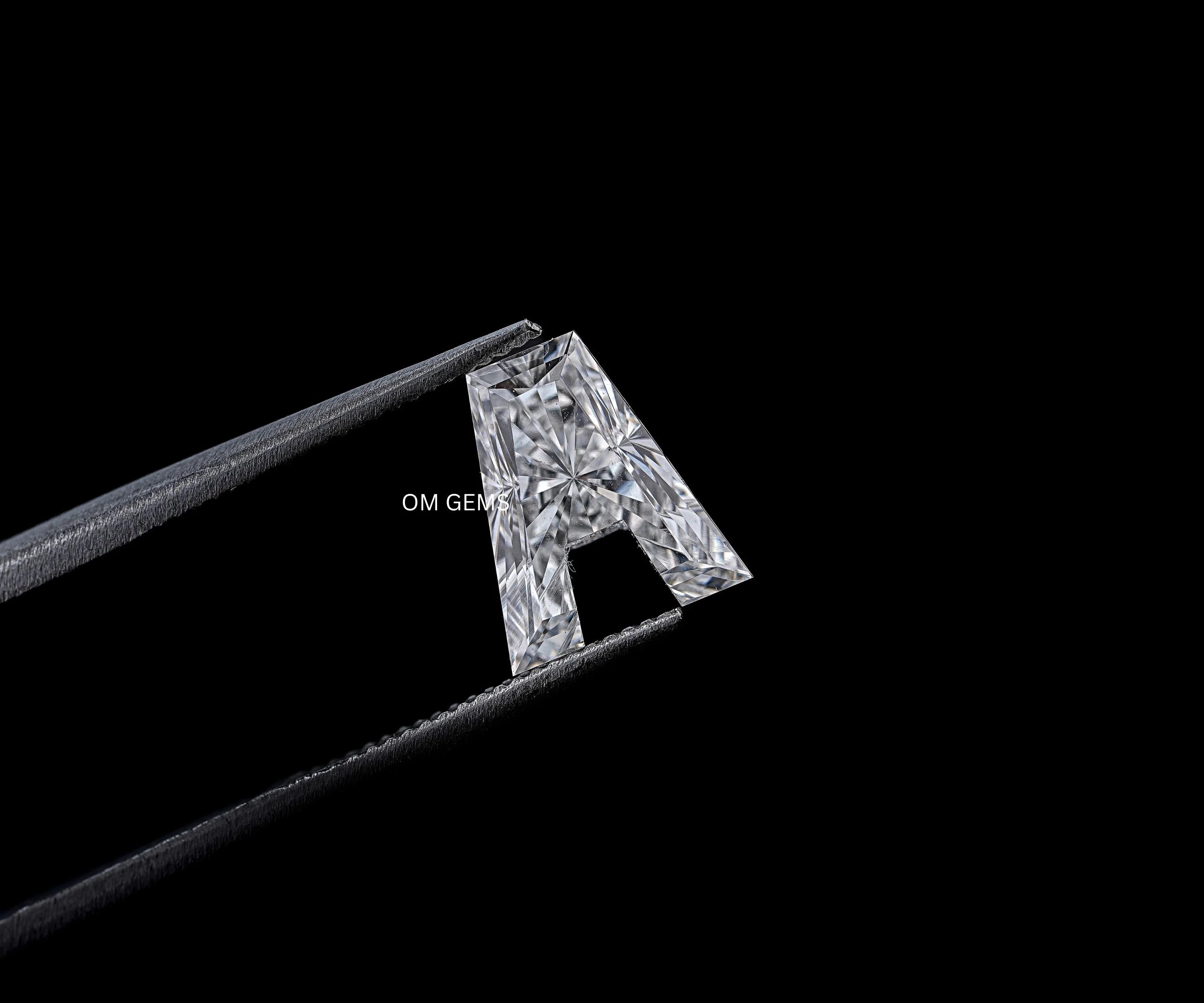 A Letter Shaped Lab Grown Diamond