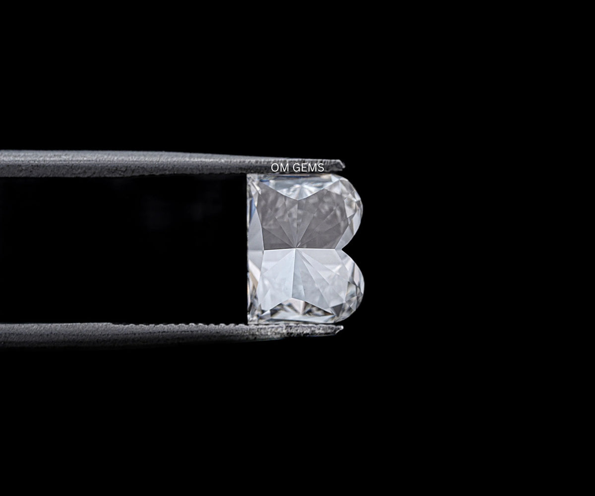 Letter B Alphabet Excellent Cut Lab Created Initial Diamond