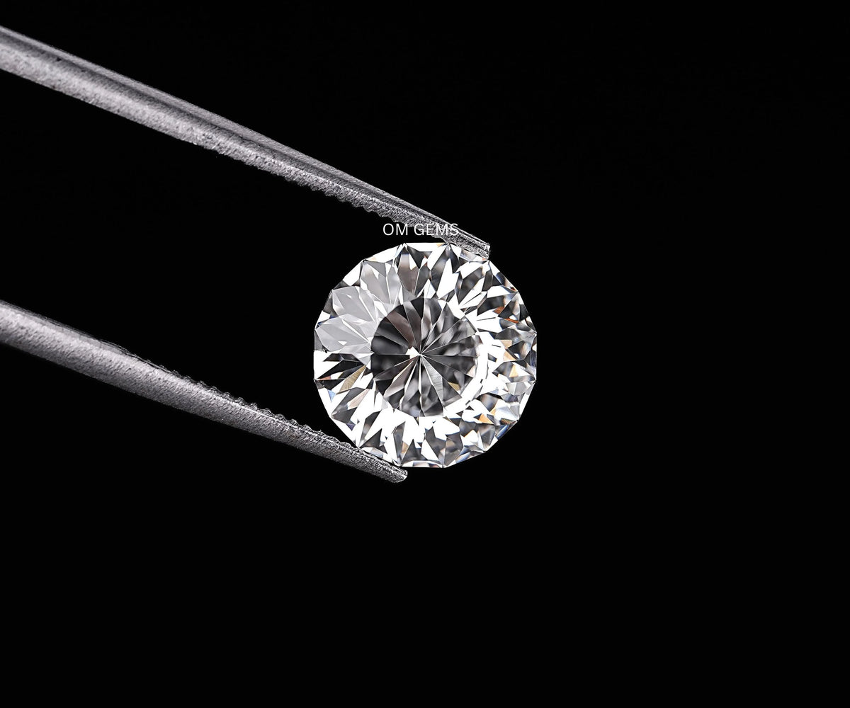 1.92 Carat Round Crisantemo Cut Lab Grown Antique Diamond