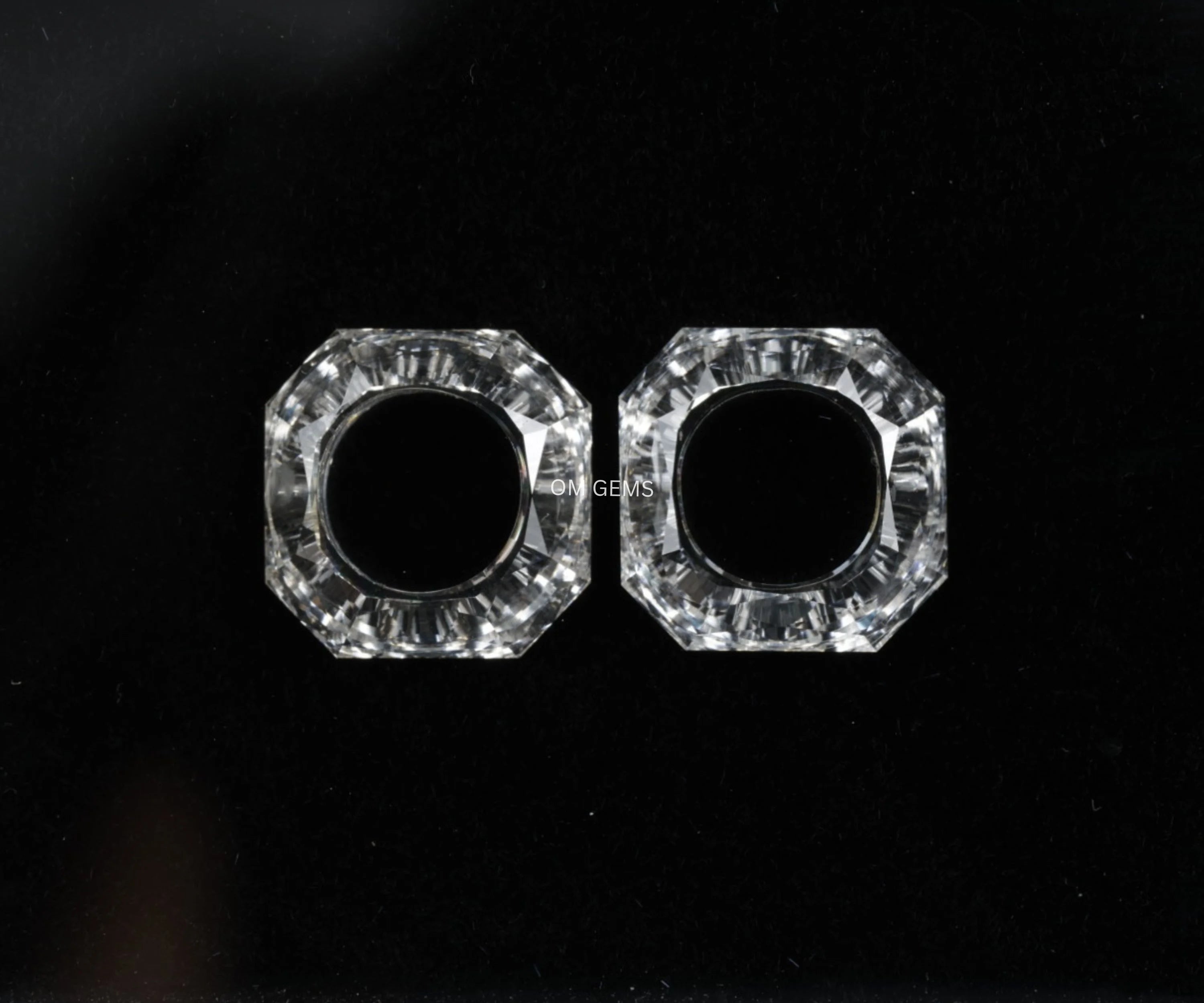 Asscher Cut Lab Diamond Matching Pair