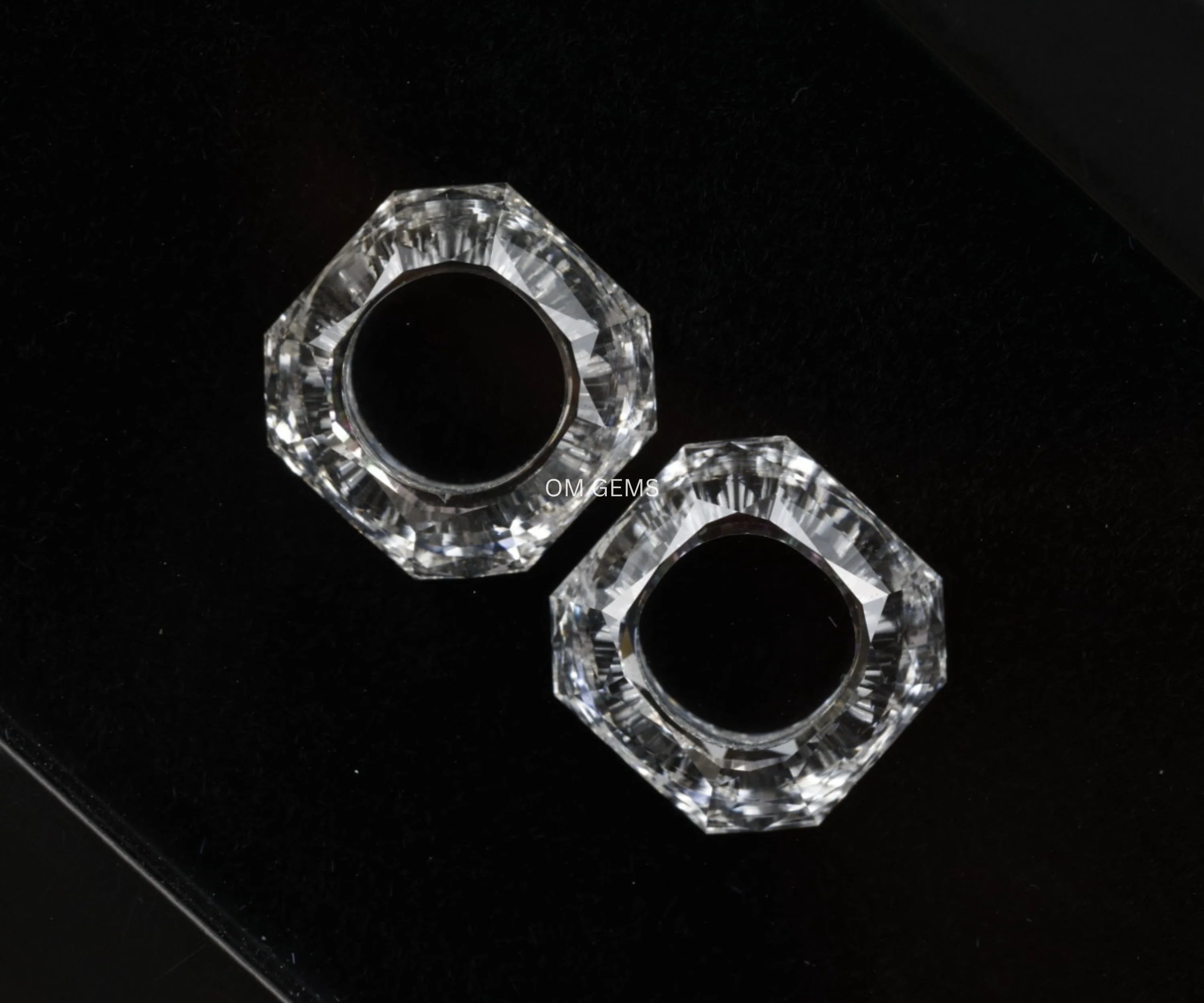 Asscher Cut Lab Diamond Matching Pair