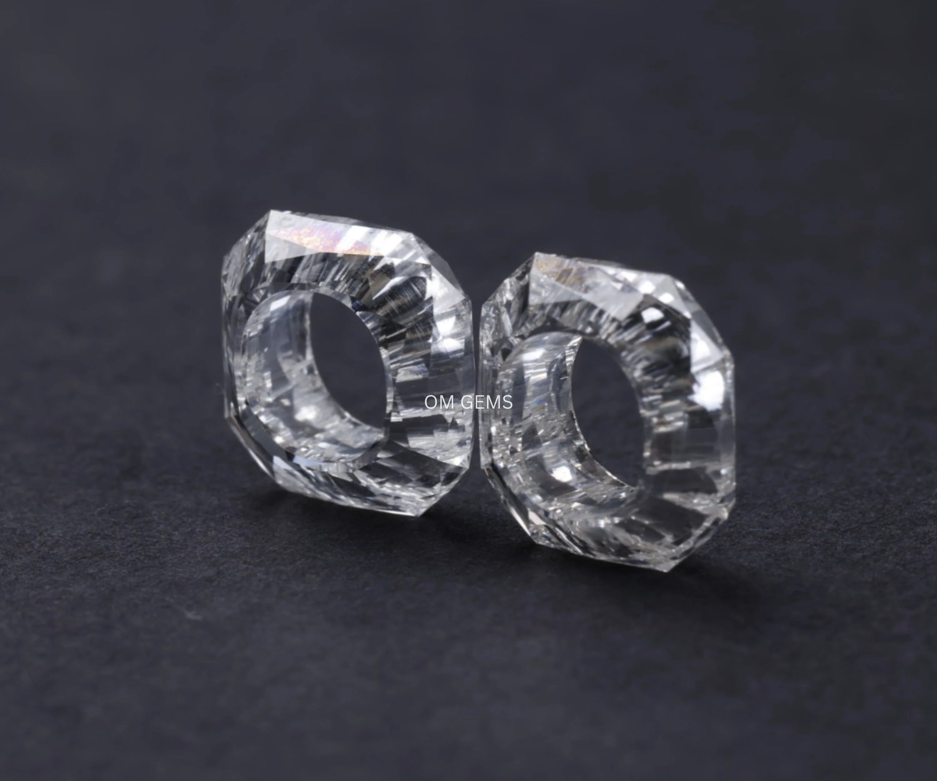 Asscher Cut Lab Diamond Matching Pair