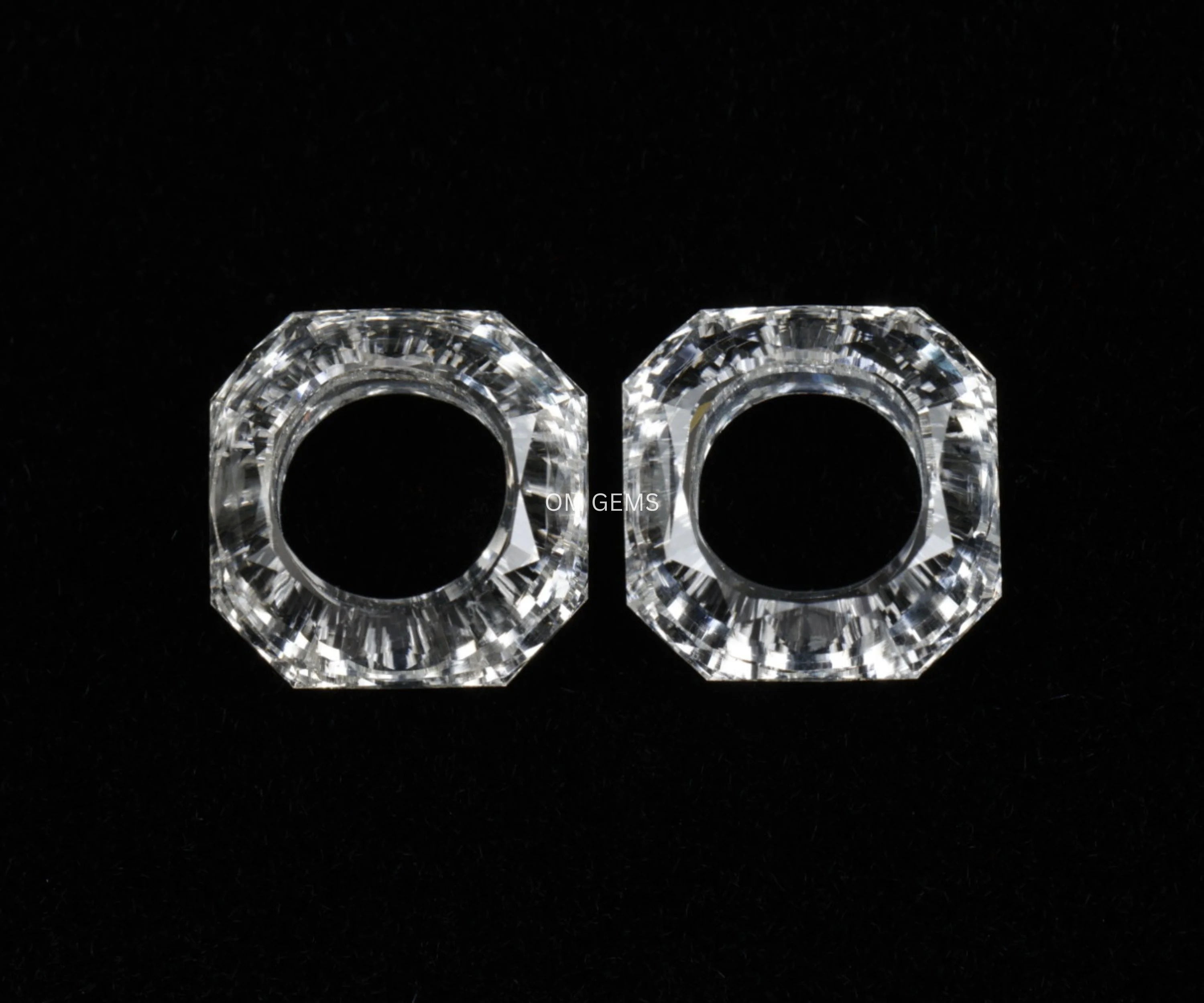 Asscher Cut Lab Diamond Matching Pair