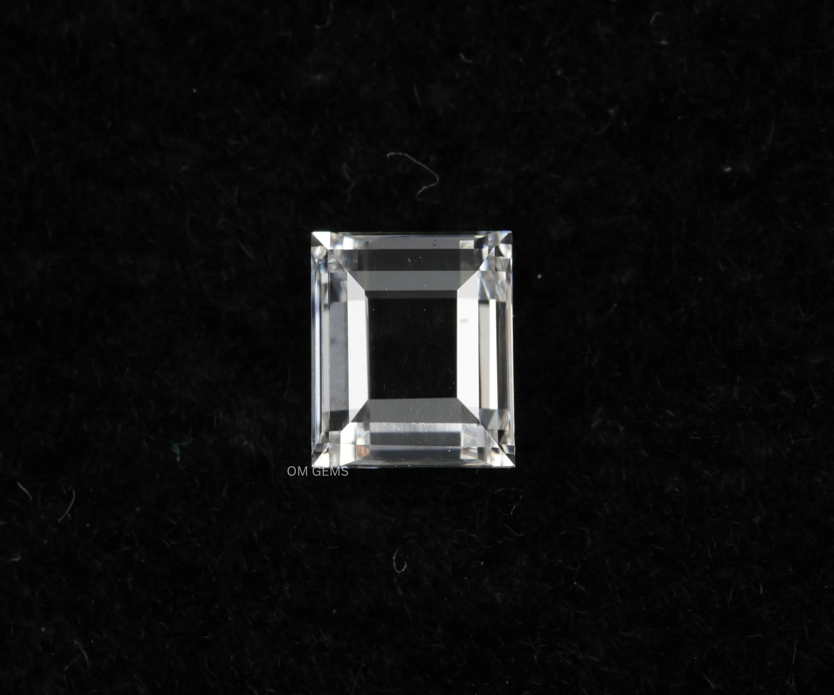 0.80 Carat Baguette Portrait Cut Lab Grown Fancy Loose Diamond