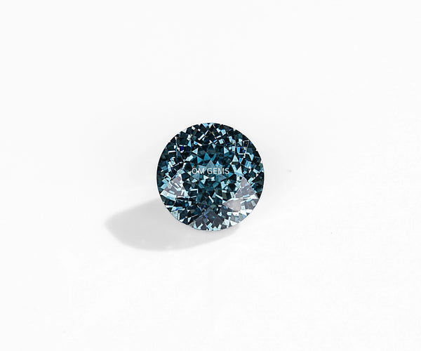 1.23 Carat Portuguese Cut Lab Grown CVD Diamond Fancy Blue Color VS VVS Clarity