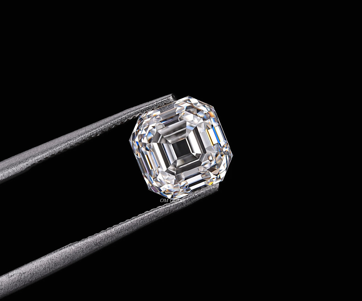2.07 Carat Square Emerald Brilliant Cut Lab Grown Loose Diamond