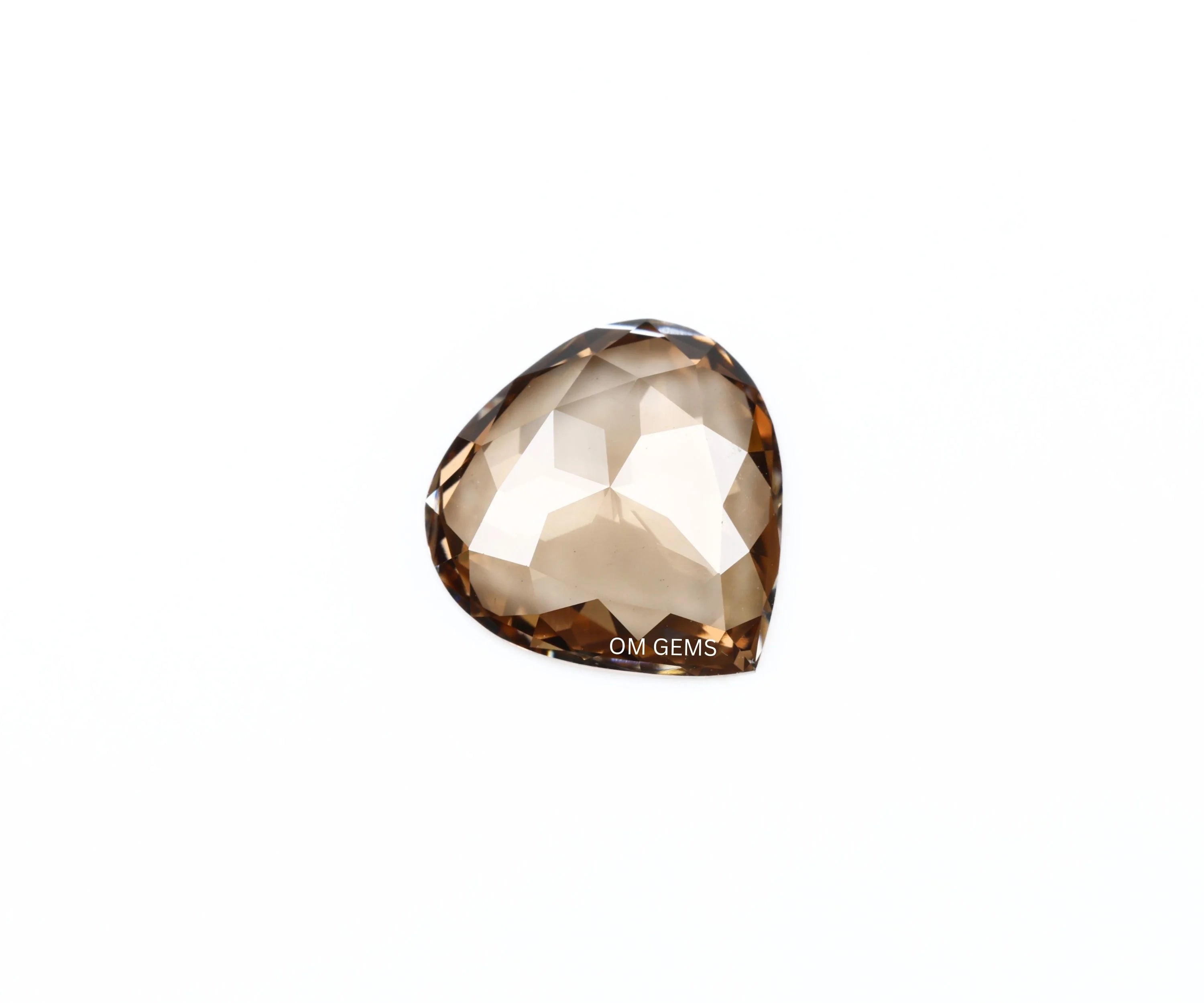 Brown Pear Lab Grown Diamond