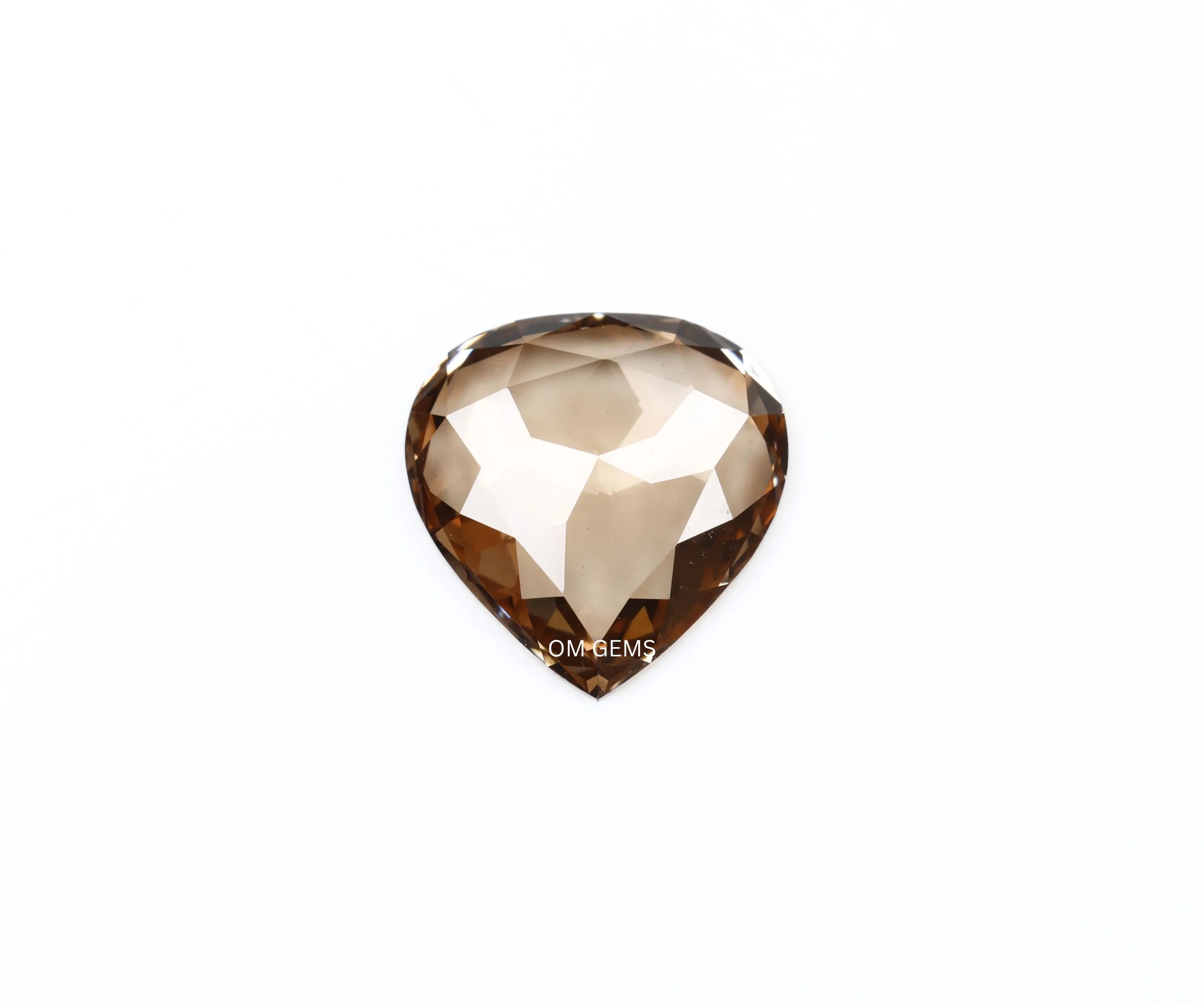 Brown Pear Lab Grown Diamond