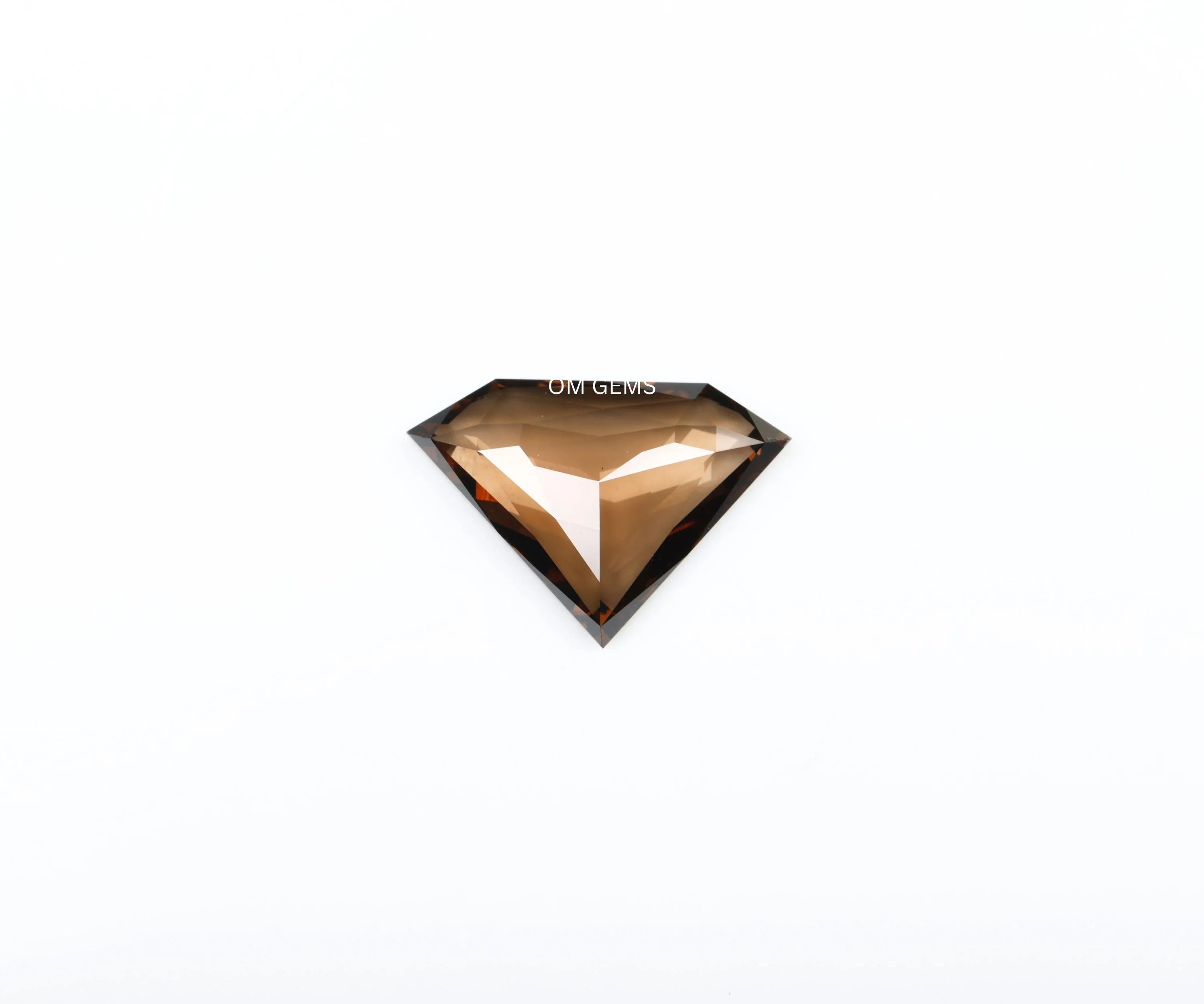 Brown Pentagon Cut Lab Grown Loose Diamond