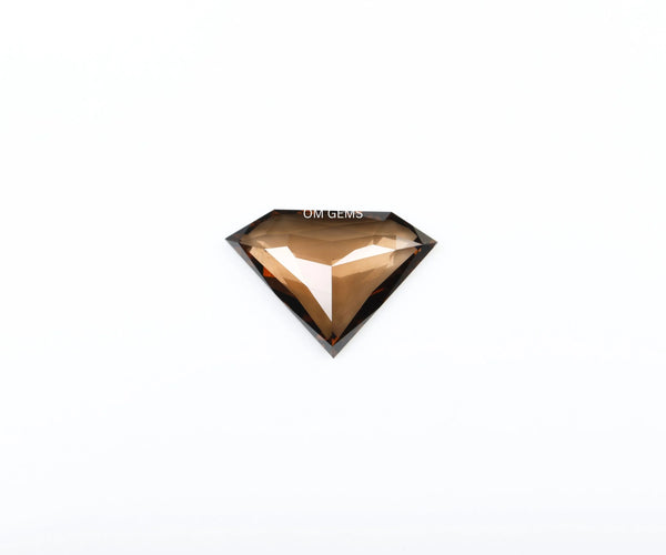 1.63 Carat Pentagon Cut Lab Grown CVD Diamond Fancy Brown Color VS1 Clarity