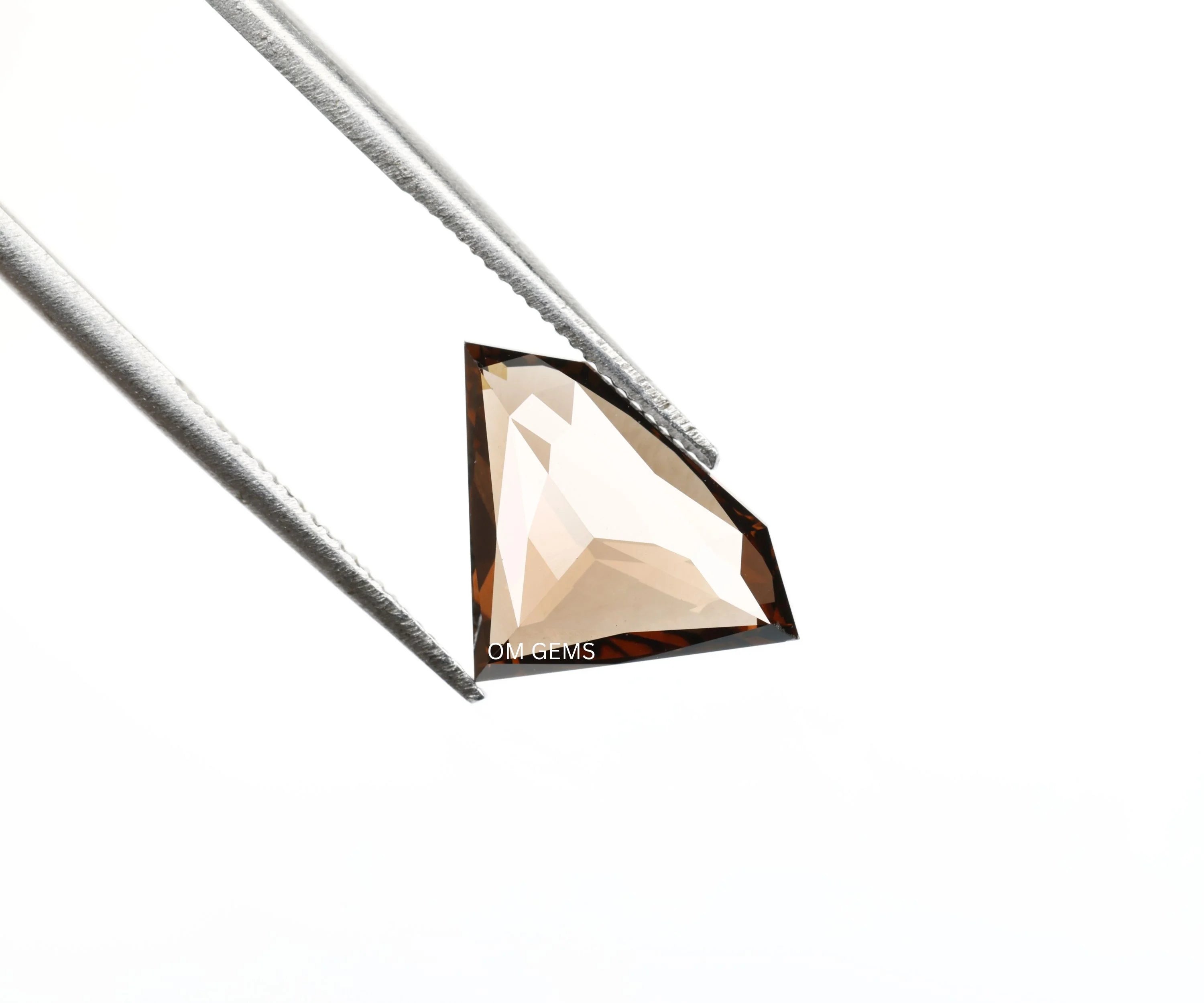 Brown Pentagon Cut Lab Grown Loose Diamond