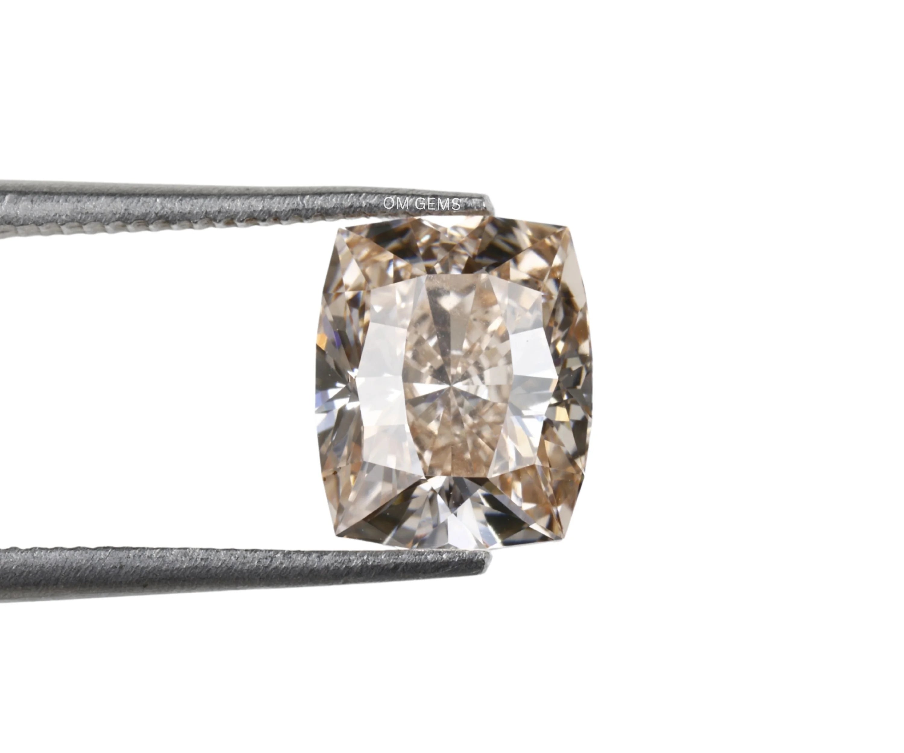 Brown Rectangular Cushion Cut IGI Certified Loose Diamond