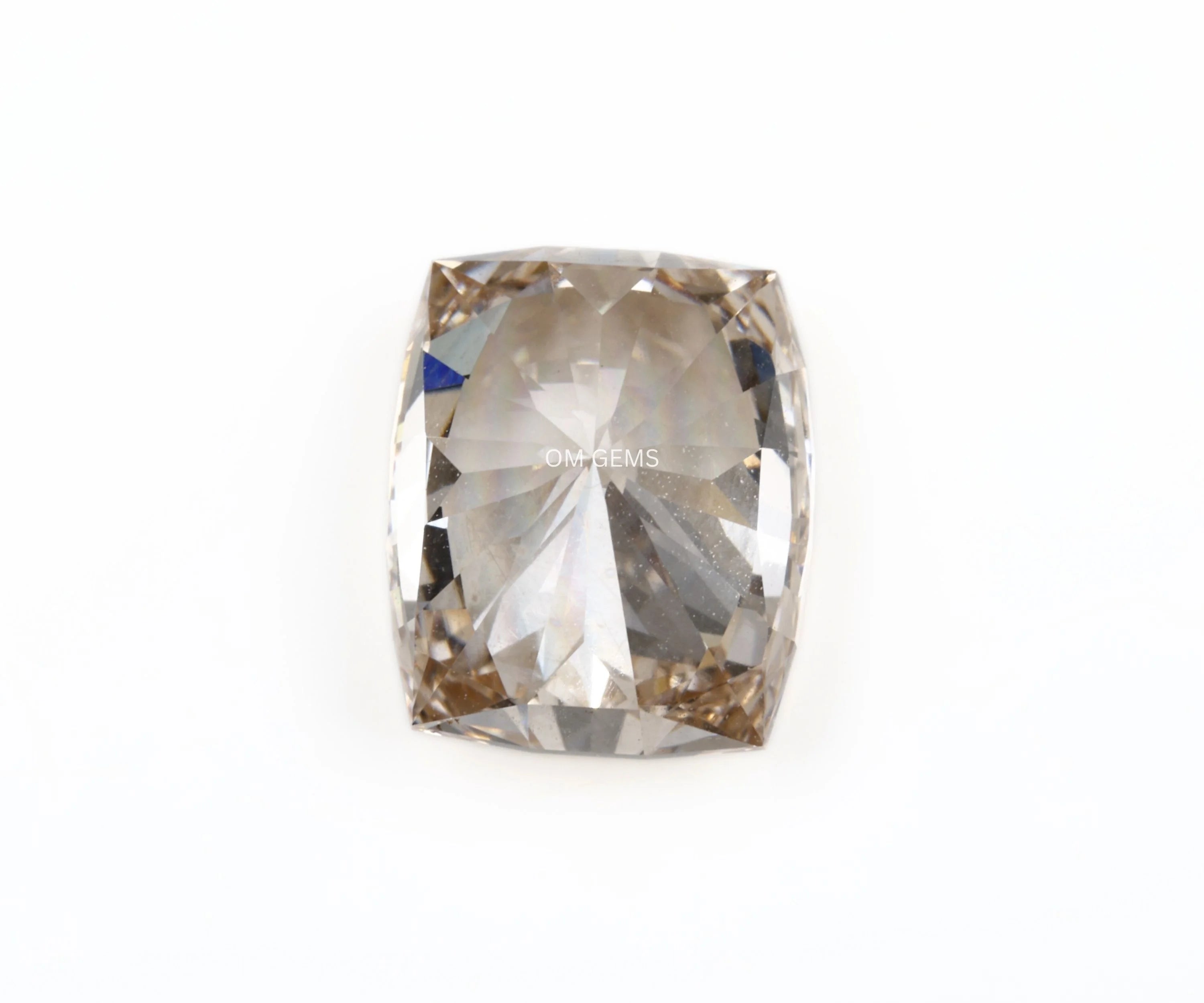 Brown Rectangular Cushion Cut IGI Certified Loose Diamond