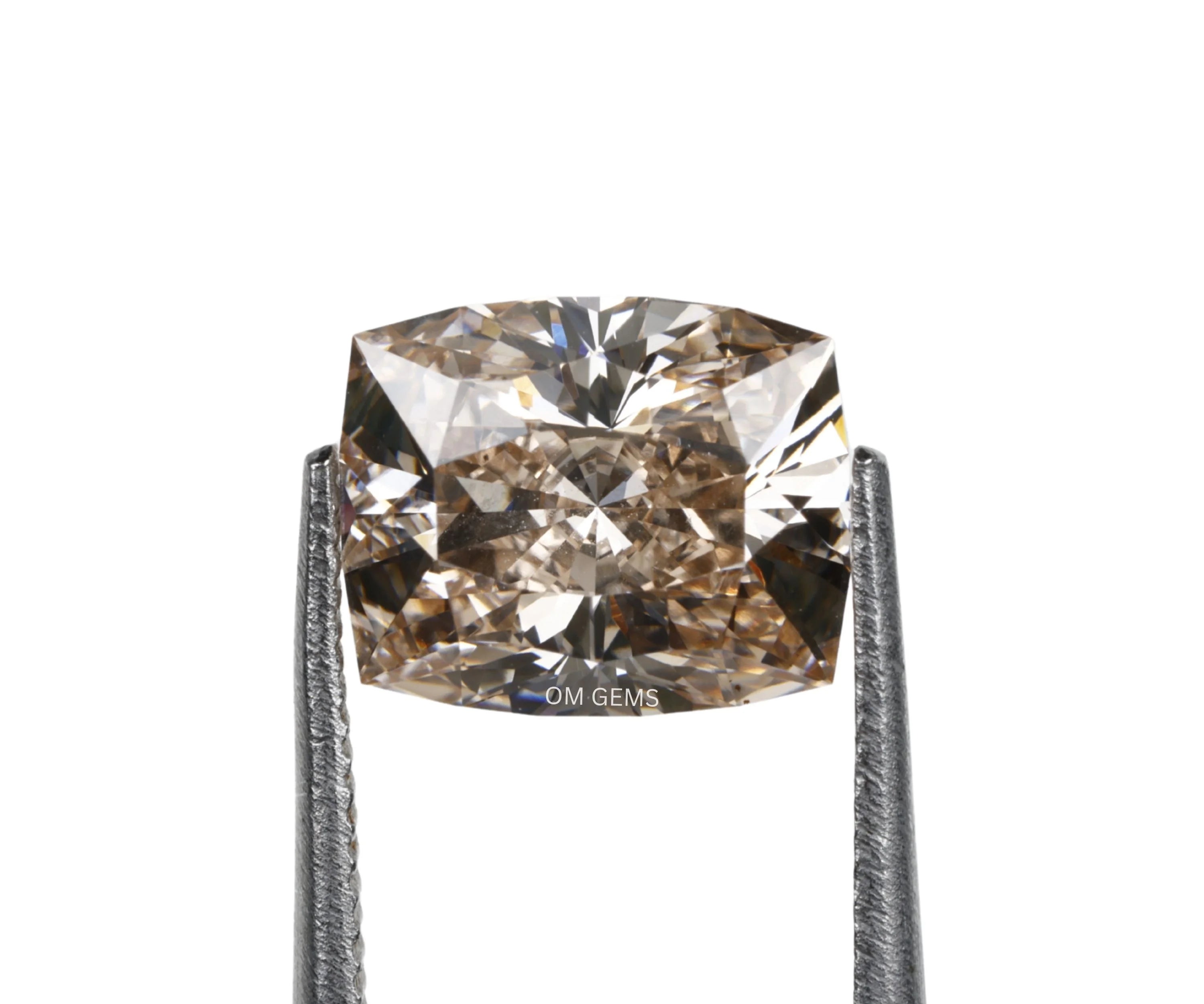 Brown Rectangular Cushion Cut IGI Certified Loose Diamond