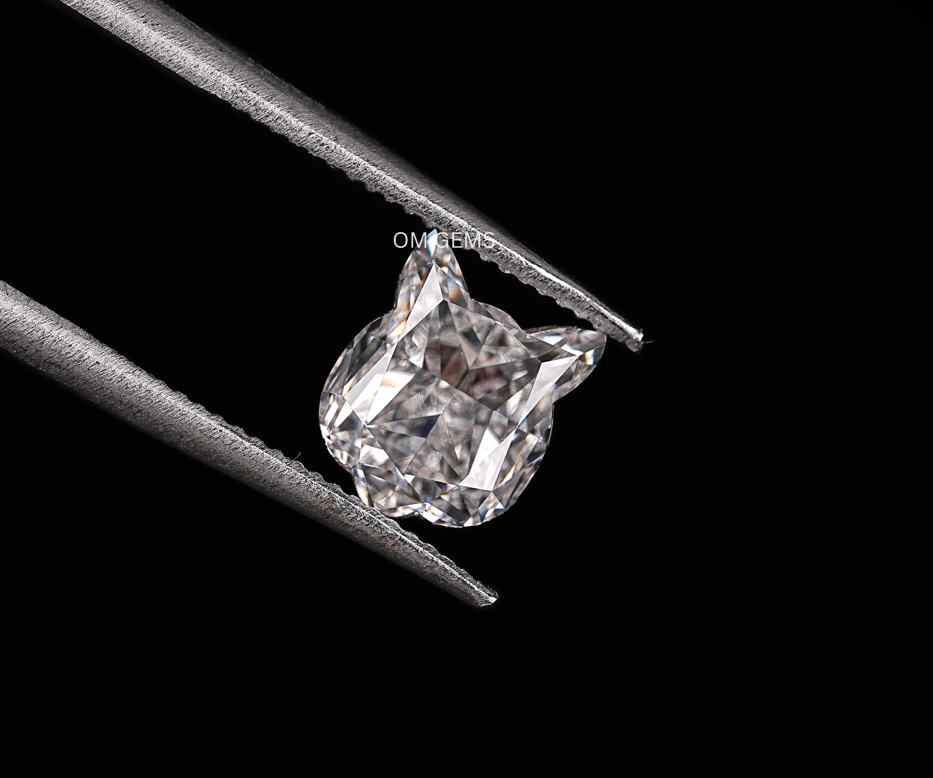 Cat Face Cut Lab Grown Diamond