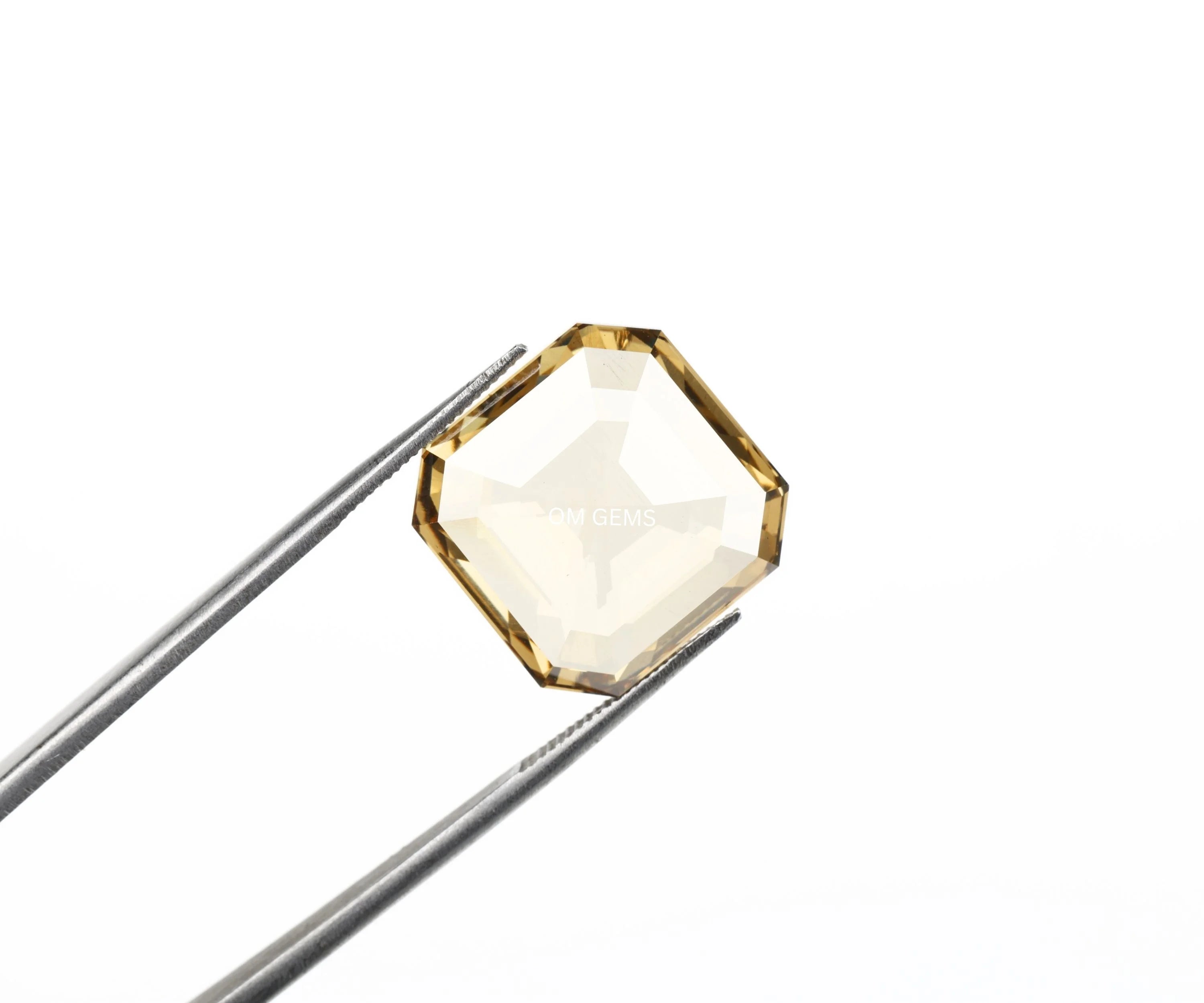 Champagne Asscher Cut Loose Diamond