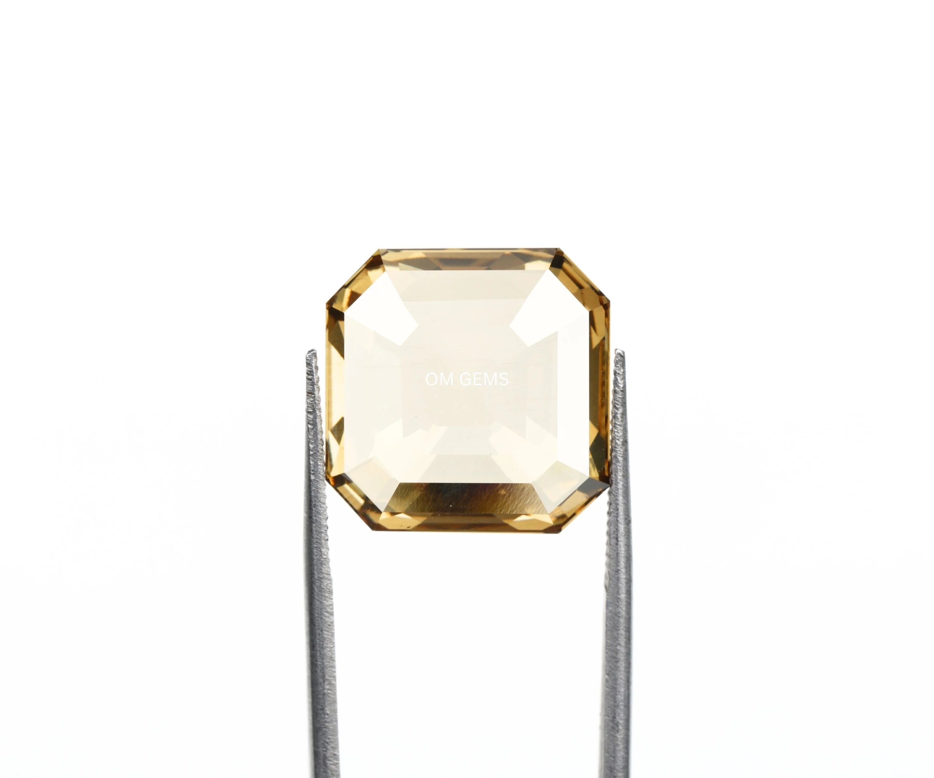 Champagne Asscher Cut Loose Diamond