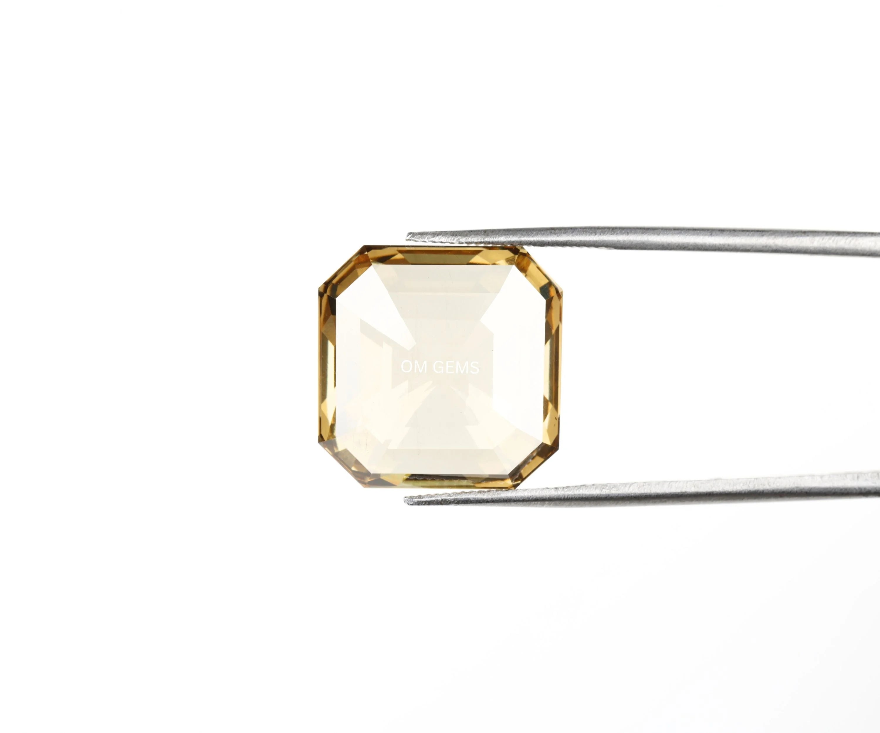Champagne Asscher Cut Loose Diamond