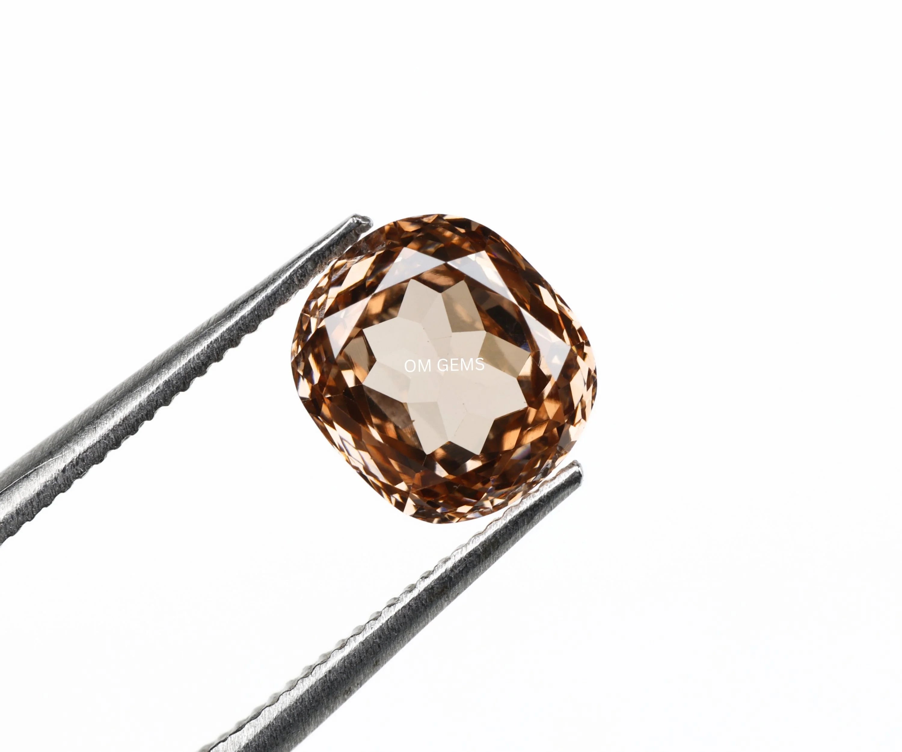 Champagne Cushion Cut Lab Grown Diamond