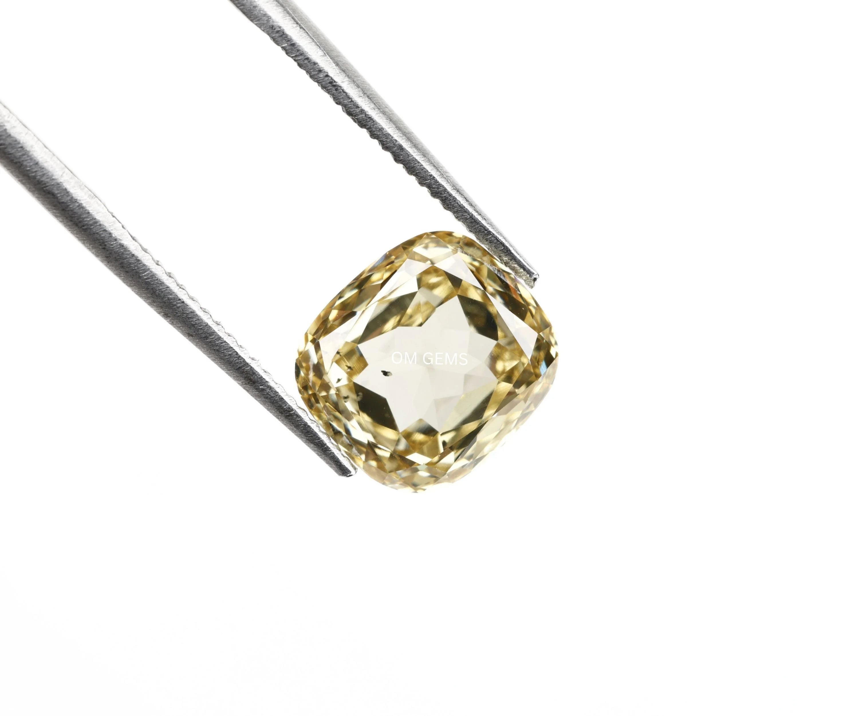 Champagne Cushion Cut Lab Loose Diamond