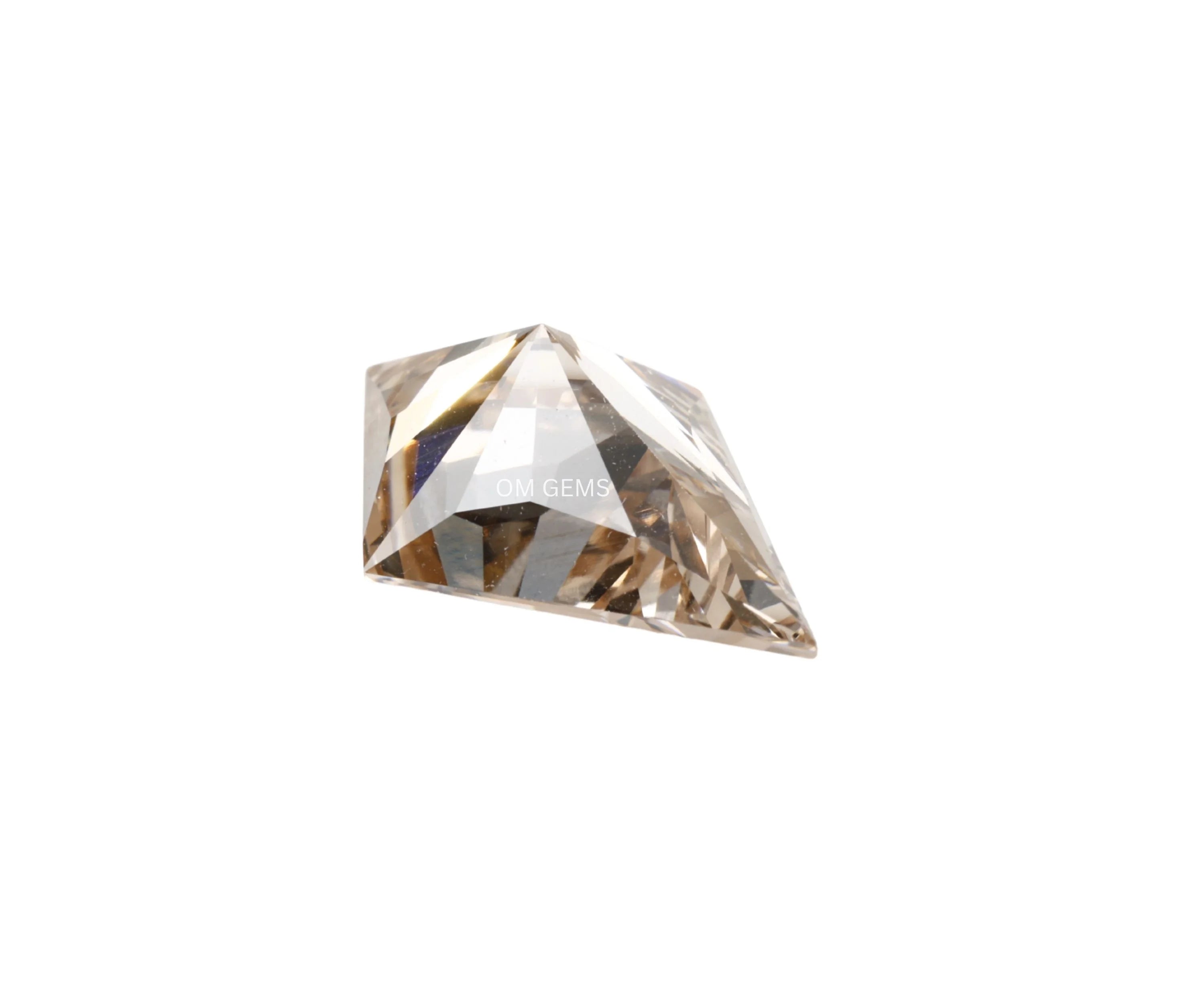 Champagne Diamond Kite Cut Lab Loose Diamond