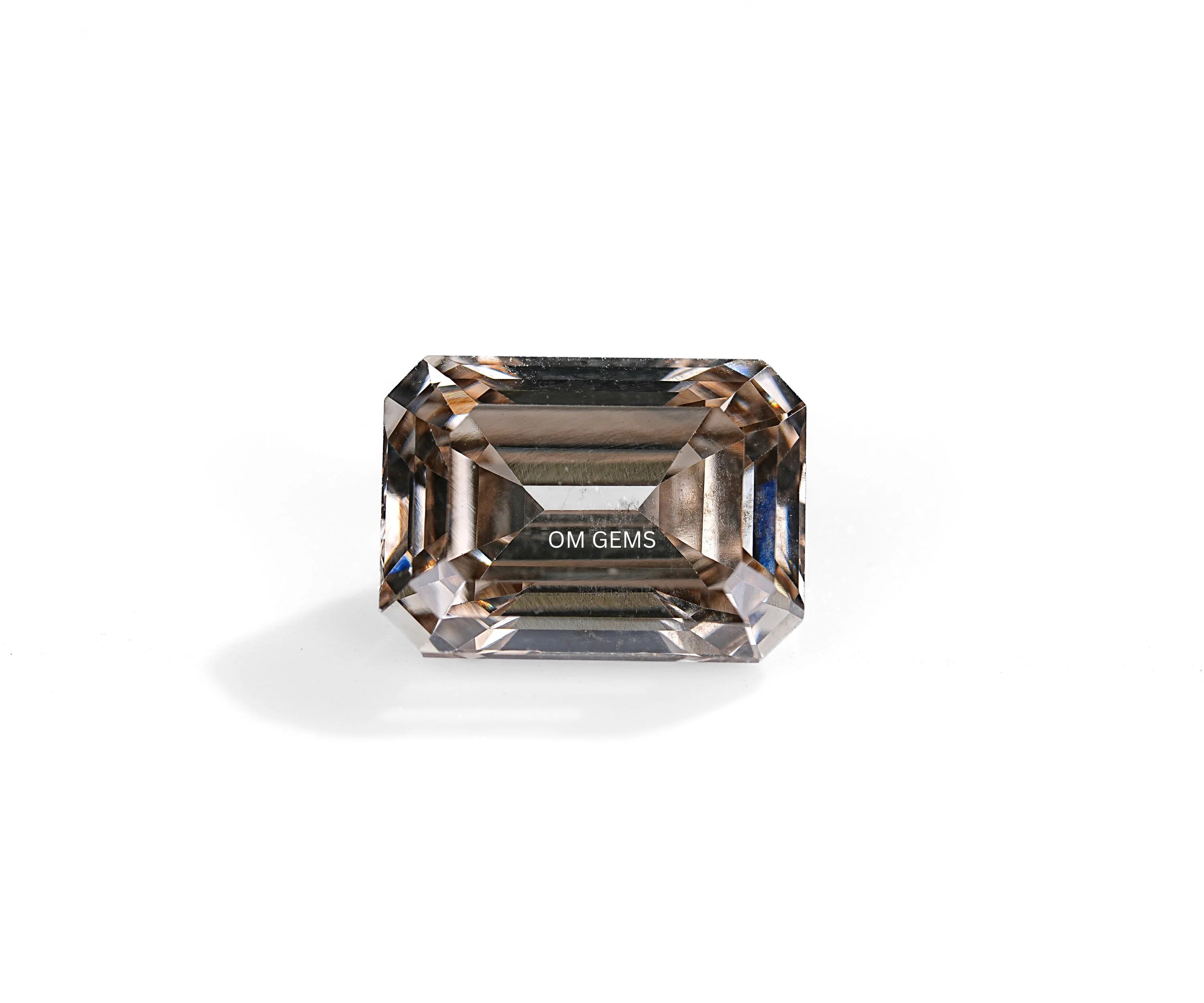 Champagne Emerald Shape Lab Diamond