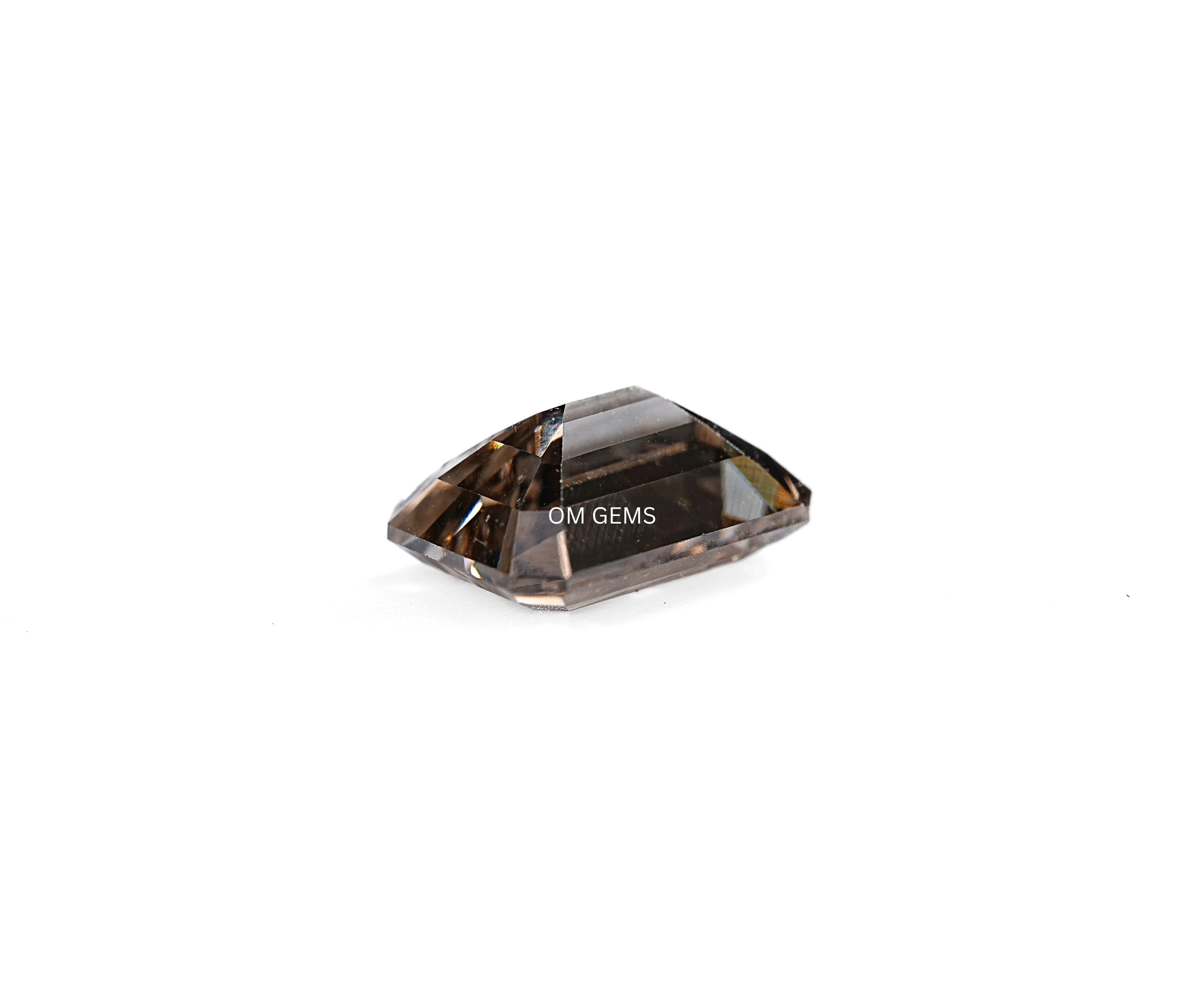 Champagne Emerald Shape Lab Diamond