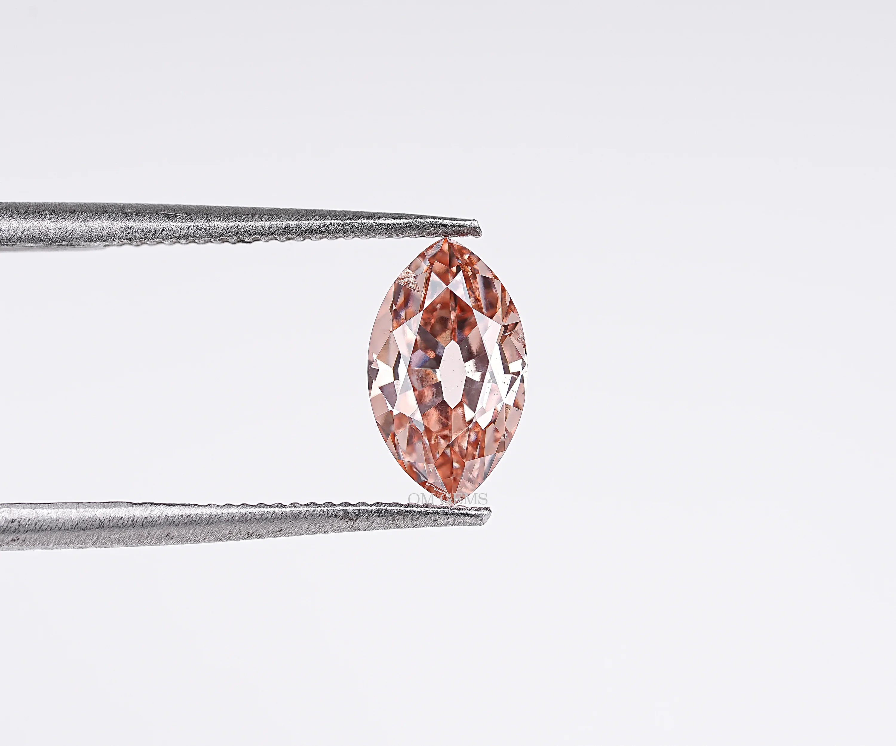 Champagne Marquise Cut Lab Grown Loose Diamond