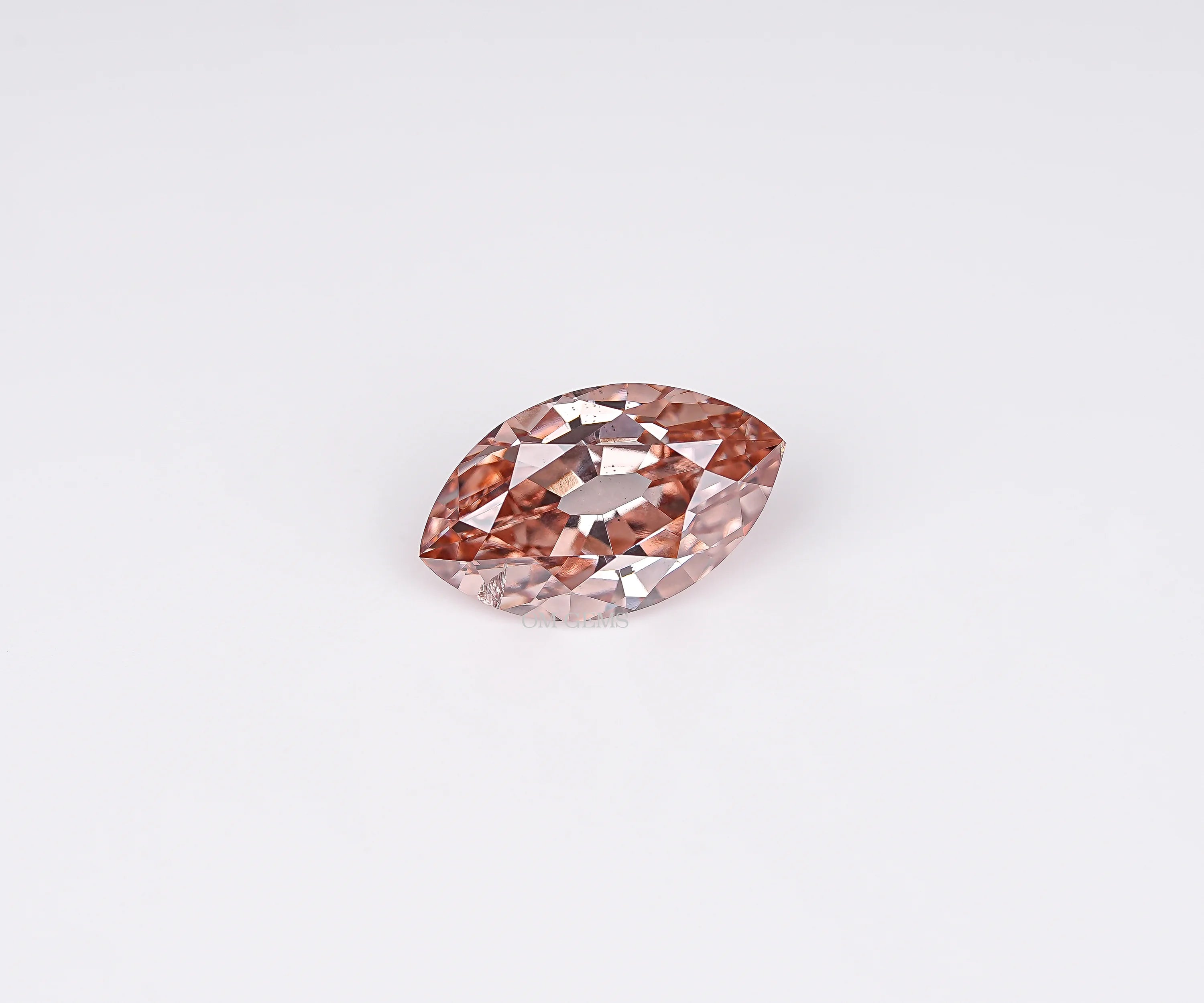 Champagne Marquise Cut Lab Grown Loose Diamond