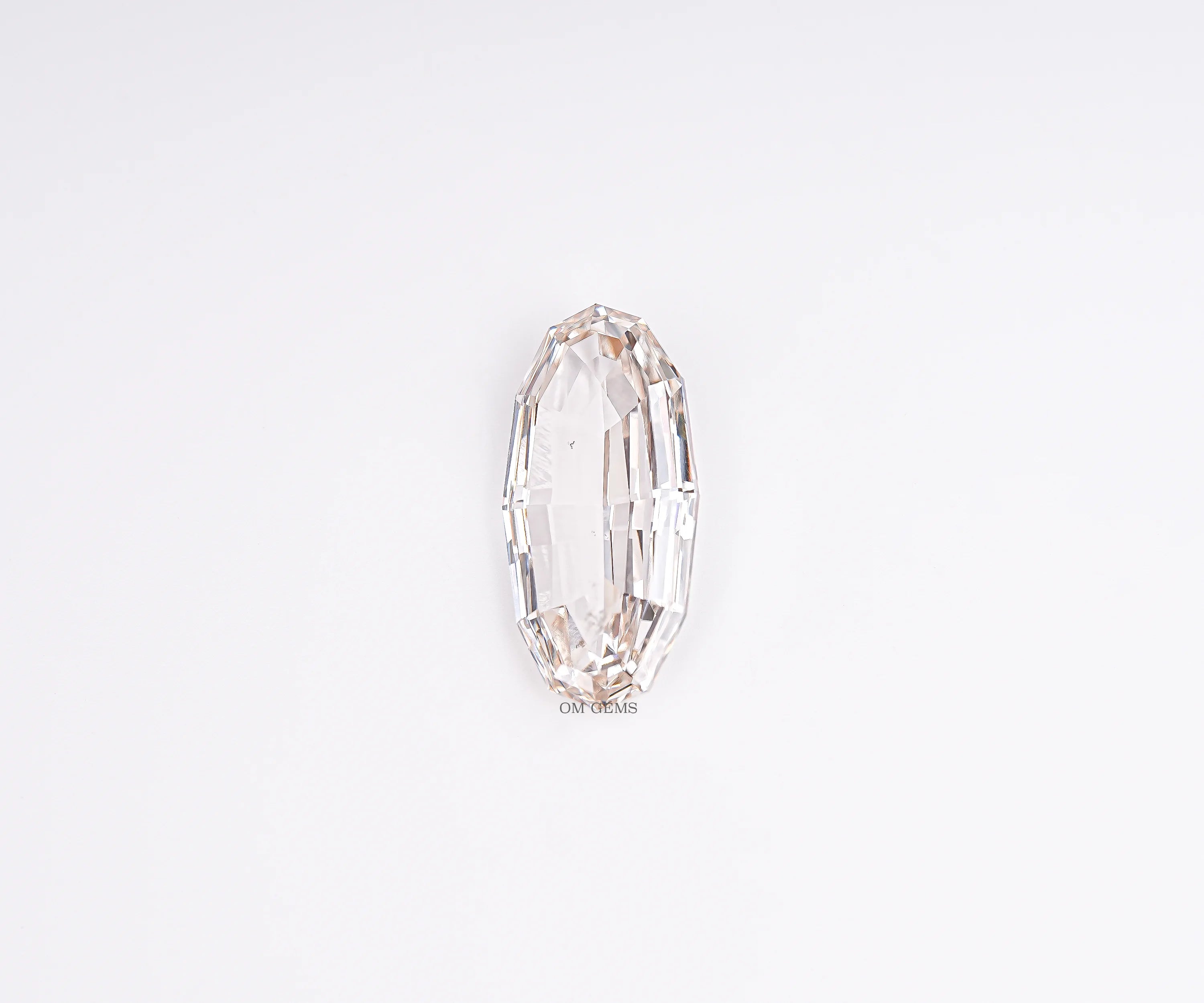 Champagne Step Cut Marquise Lab Grown Diamond Loose