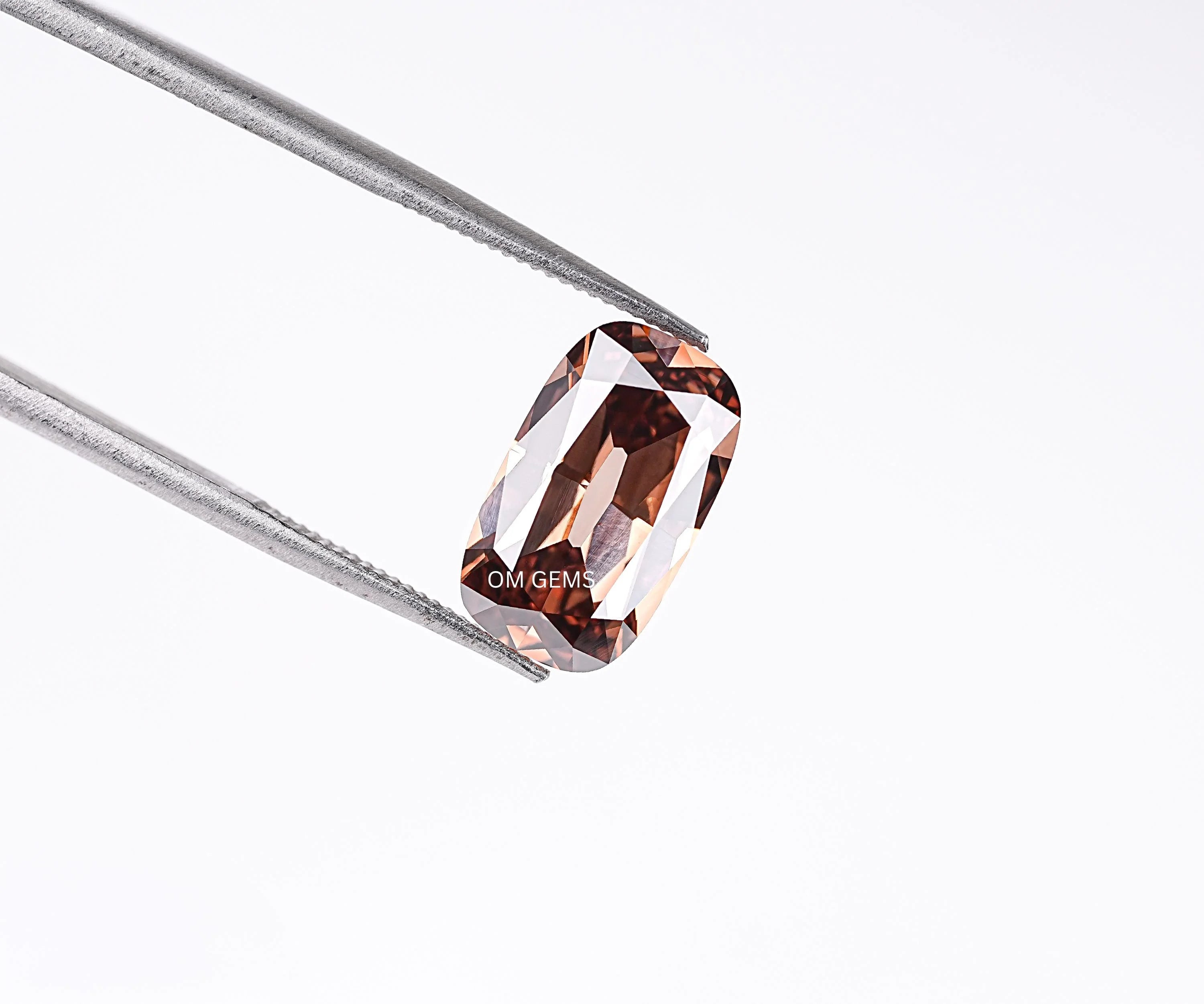 Champagne Old Mine Cushion Lab Grown Diamond