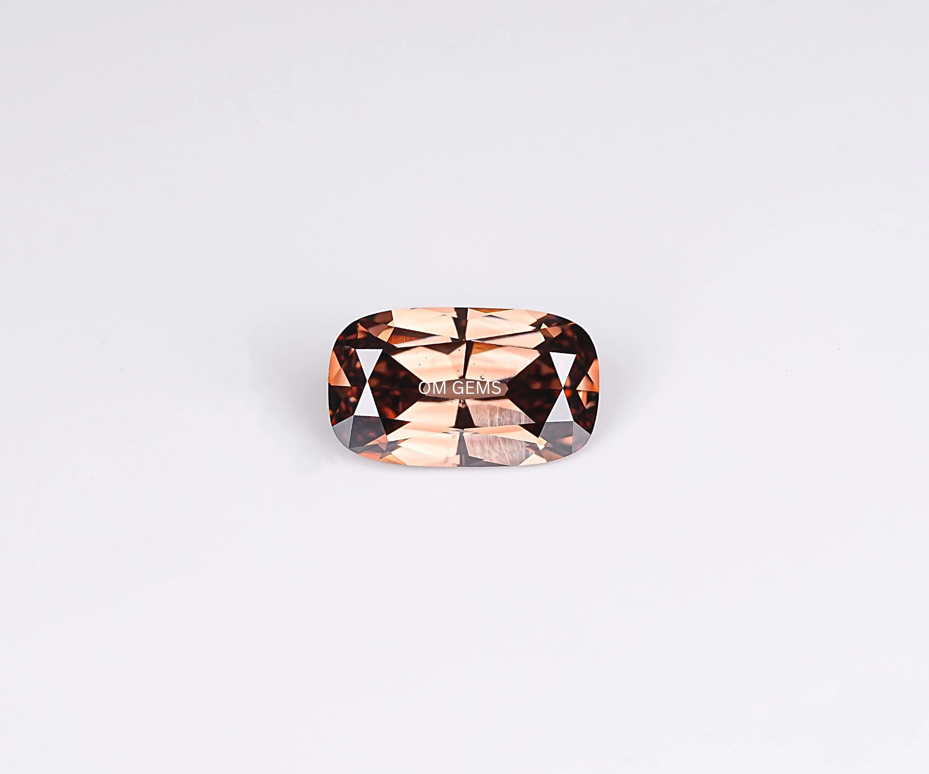 Champagne Old Mine Cushion Lab Grown Diamond