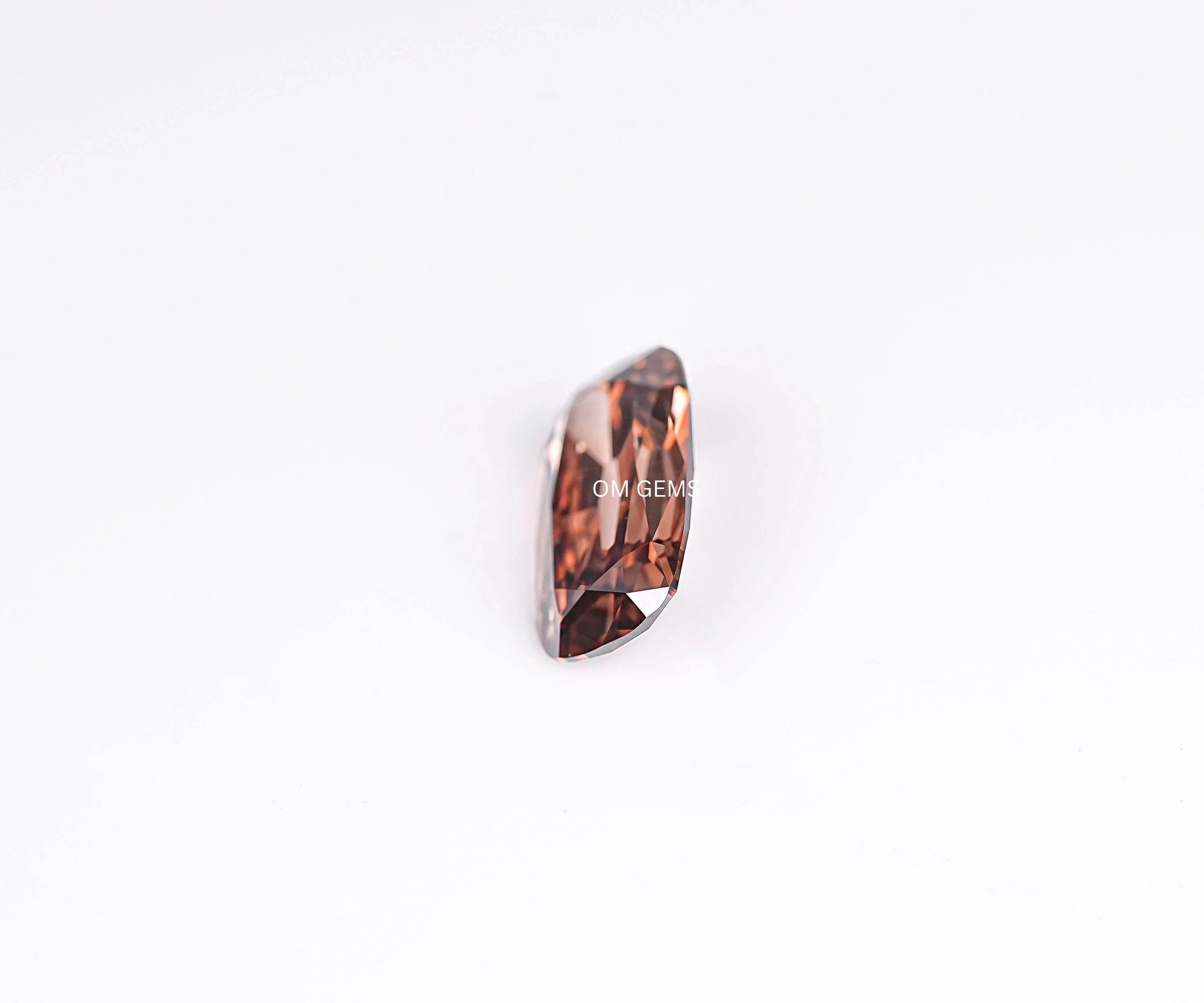 Champagne Old Mine Cushion Lab Grown Diamond